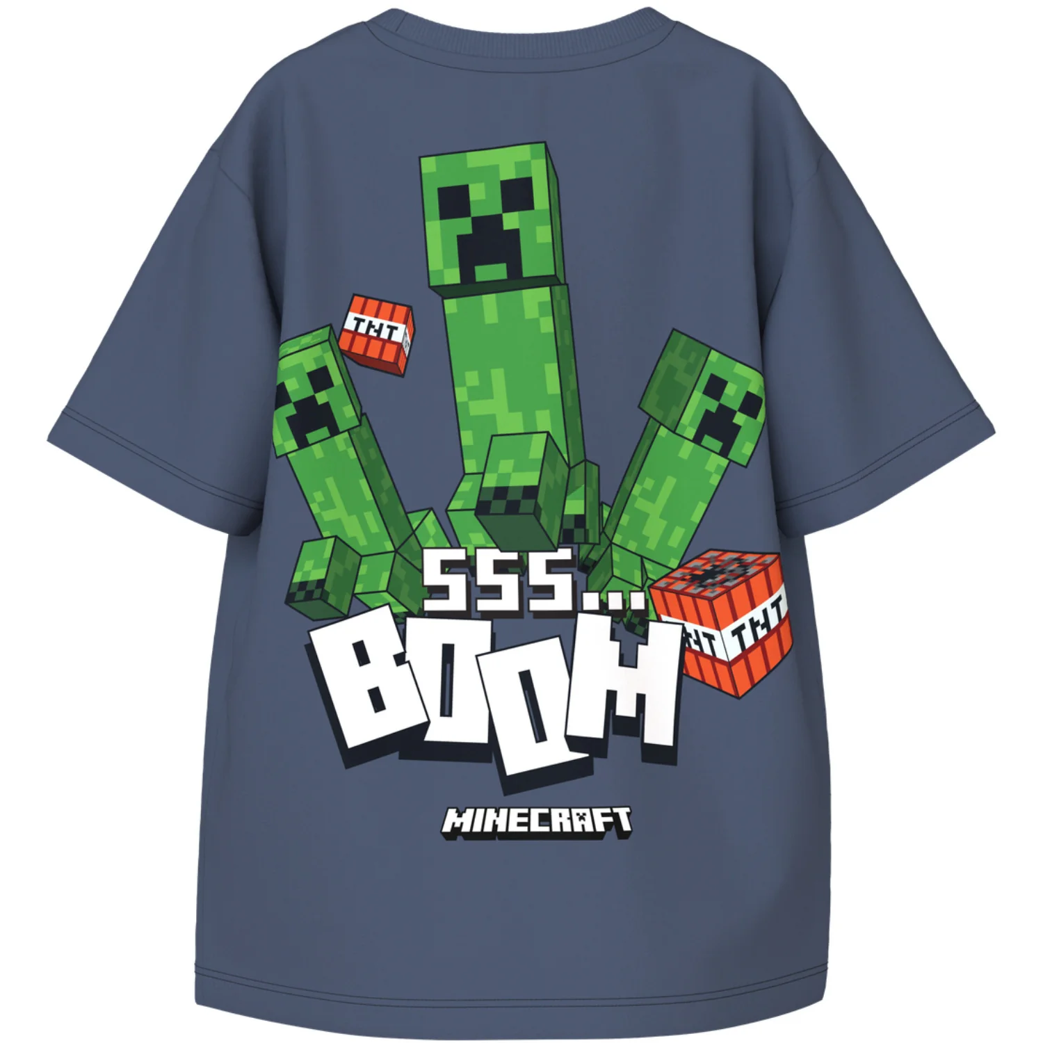 Name It Vintage Indigo Nkmasant Minecraft Ss Nreg Top Bfu - Image 2