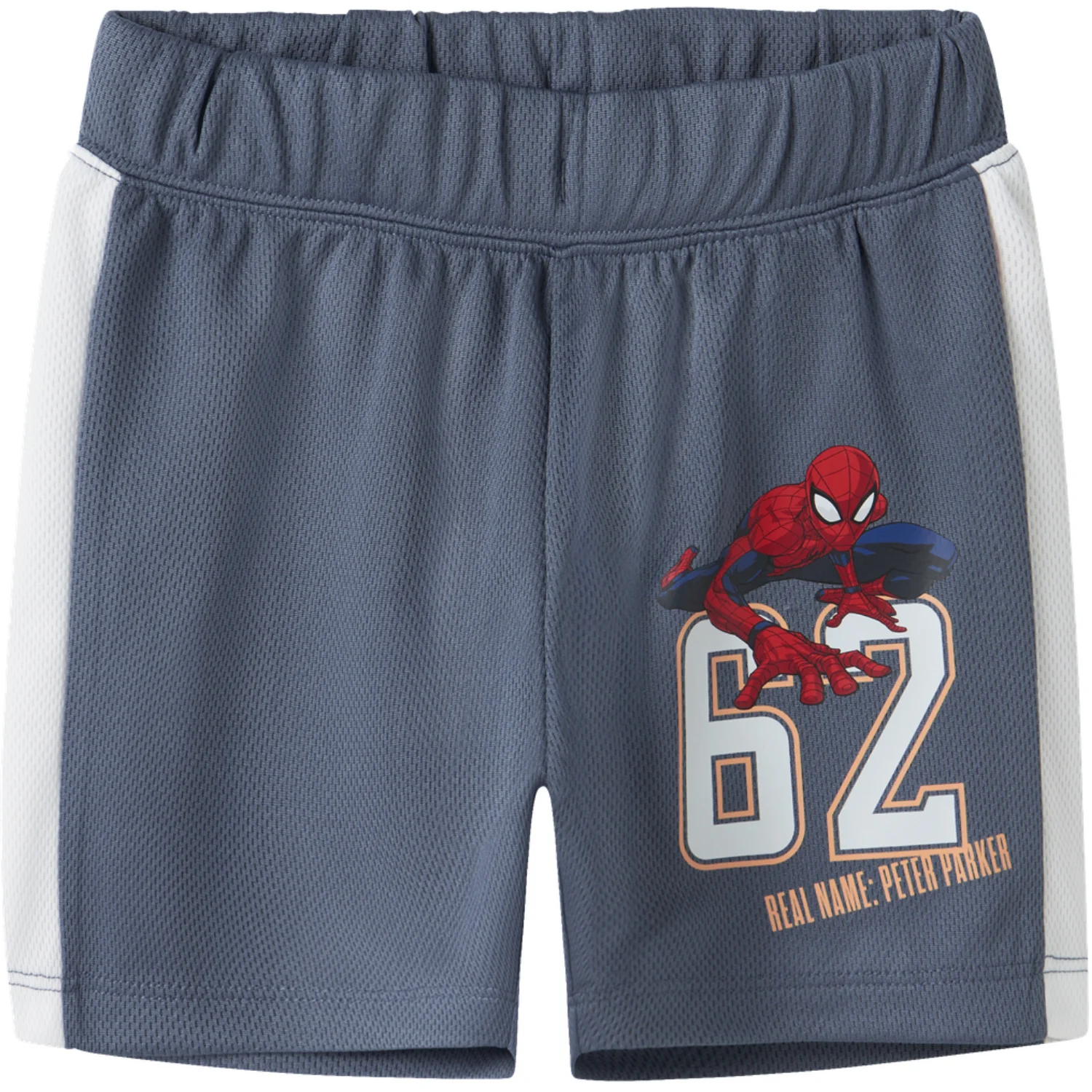 Name It Vintage Indigo Nmmanri Spider Nreg Long Poly Shorts Mar