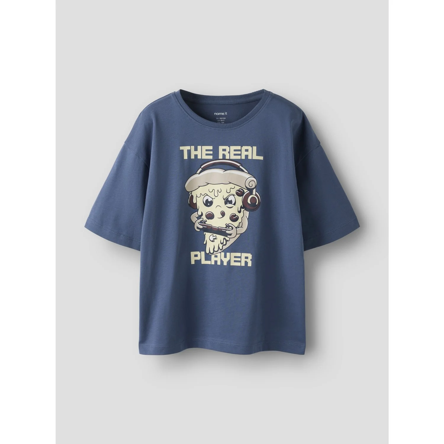 Name It Vintage Indigo Pizza Gamer Nkmvictor Ss Nreg Top - Image 4