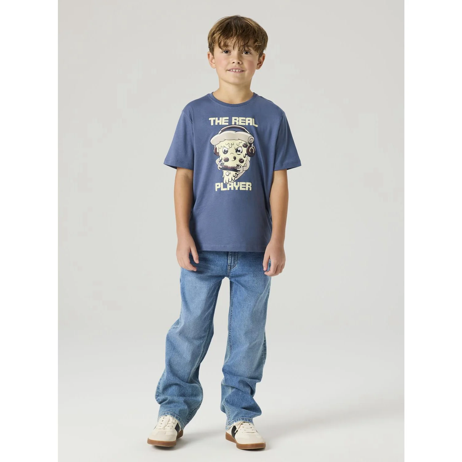 Name It Vintage Indigo Pizza Gamer Nkmvictor Ss Nreg Top - Image 5