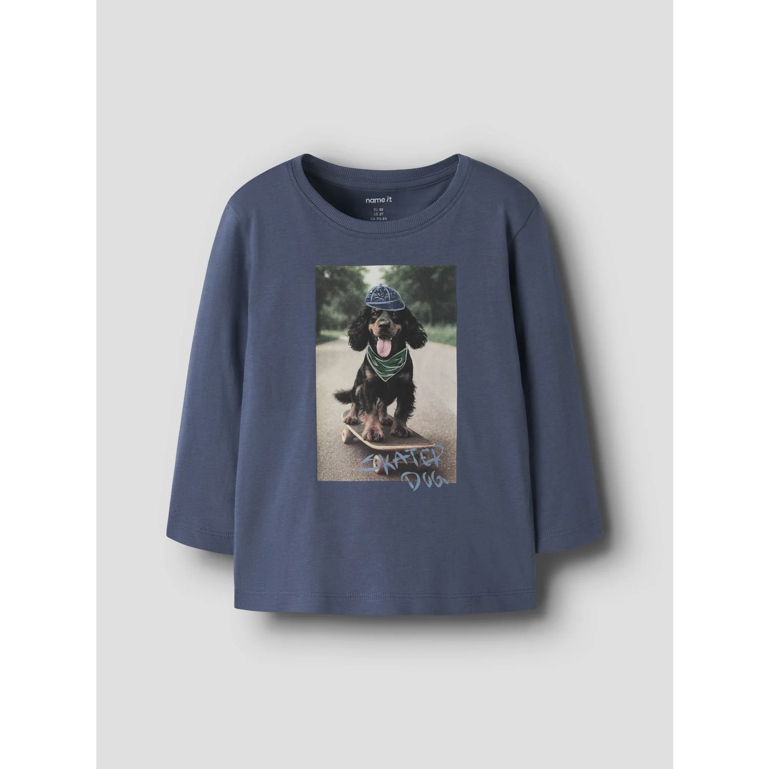 Name It Vintage Indigo Skater Dog Nmmvoto Ls Nreg Top - Image 2
