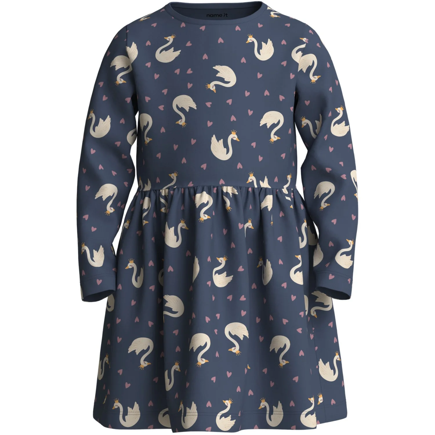 Name It Vintage Indigo Swan Princess Nmfvilisa Ls Dress