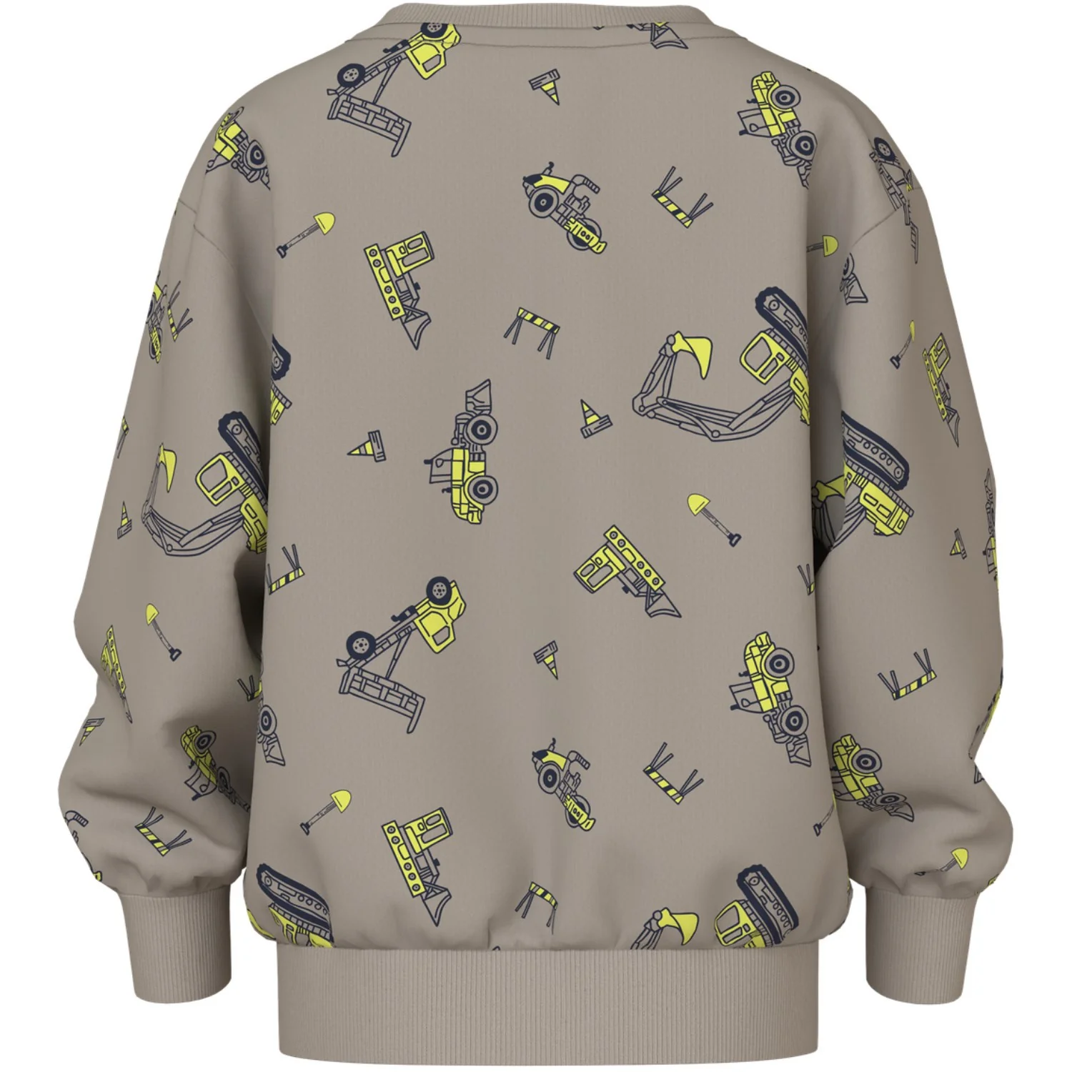 Name It Vintage Khaki Excavator Nmmvildar Ls Nreg Sweat Unb - Image 3