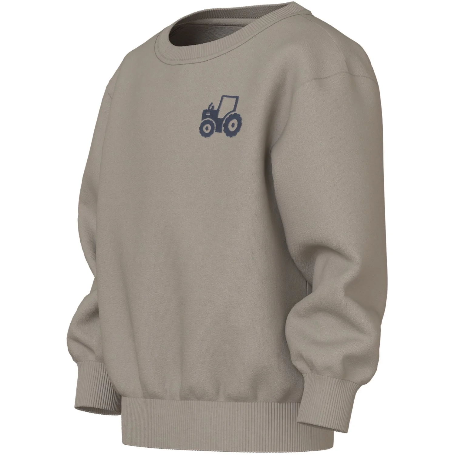 Name It Vintage Khaki Tractor Nmmvallen Ls Nreg Sweat Bru - Image 2