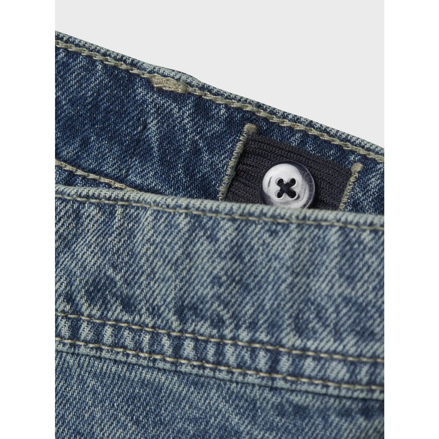 Name It Vintage Medium Blue Denim Nkmryan Straight Carp Jeans 5950-Dm Noos - Image 4