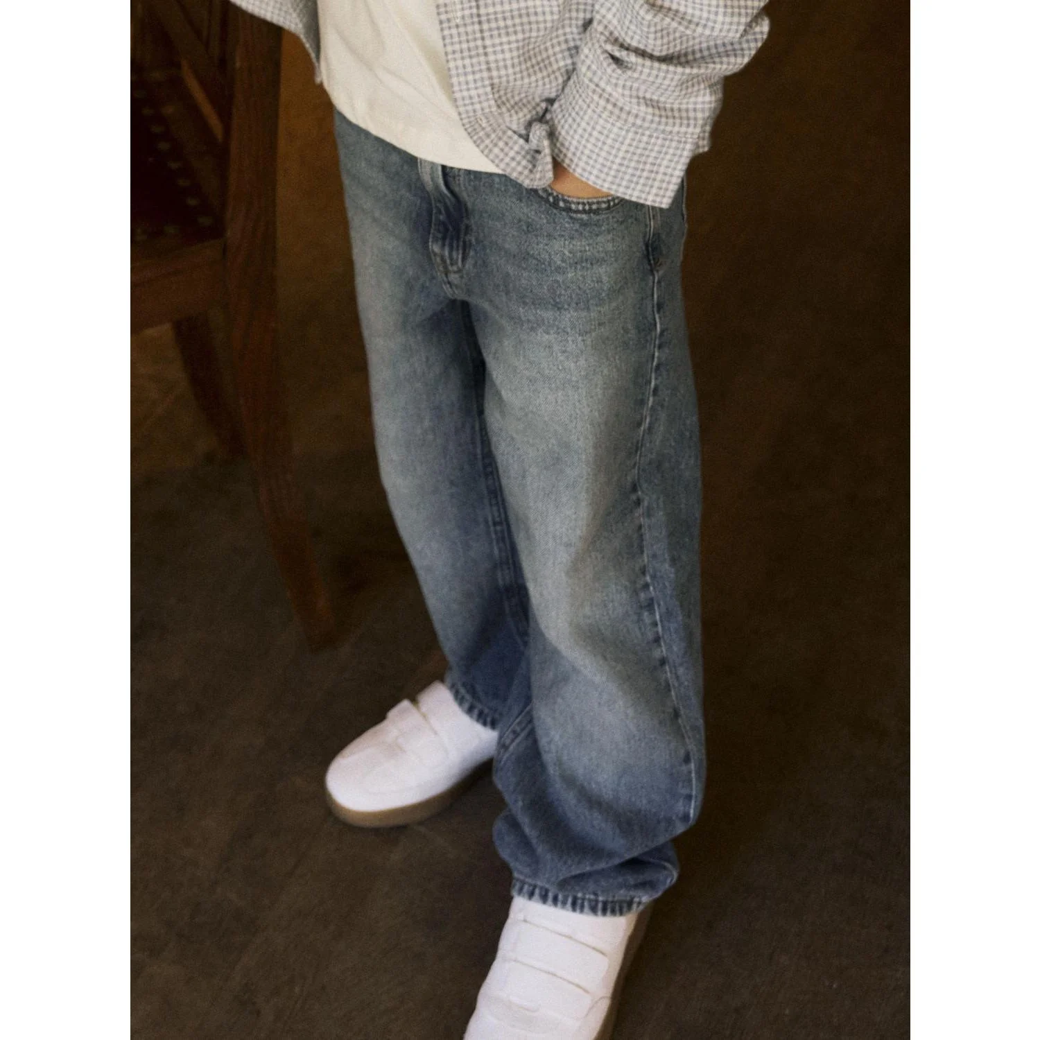 Name It Vintage Medium Blue Denim Nkmryan Straight Jeans 5950-Dm Noos - Image 3