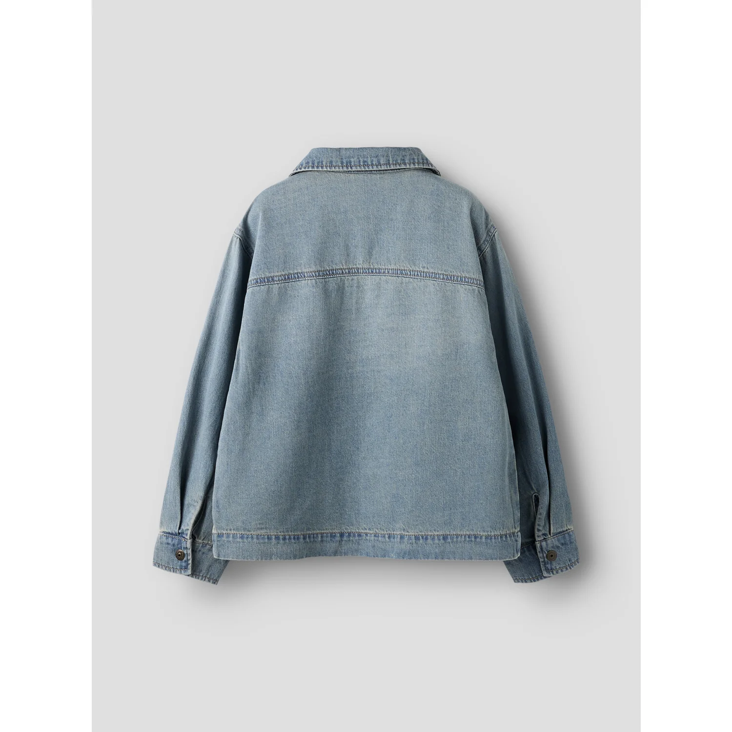 Name It Vintage Medium Blue Denim Nkmtom Oz Dnm Ls Shirt 3550-Oz H - Image 4