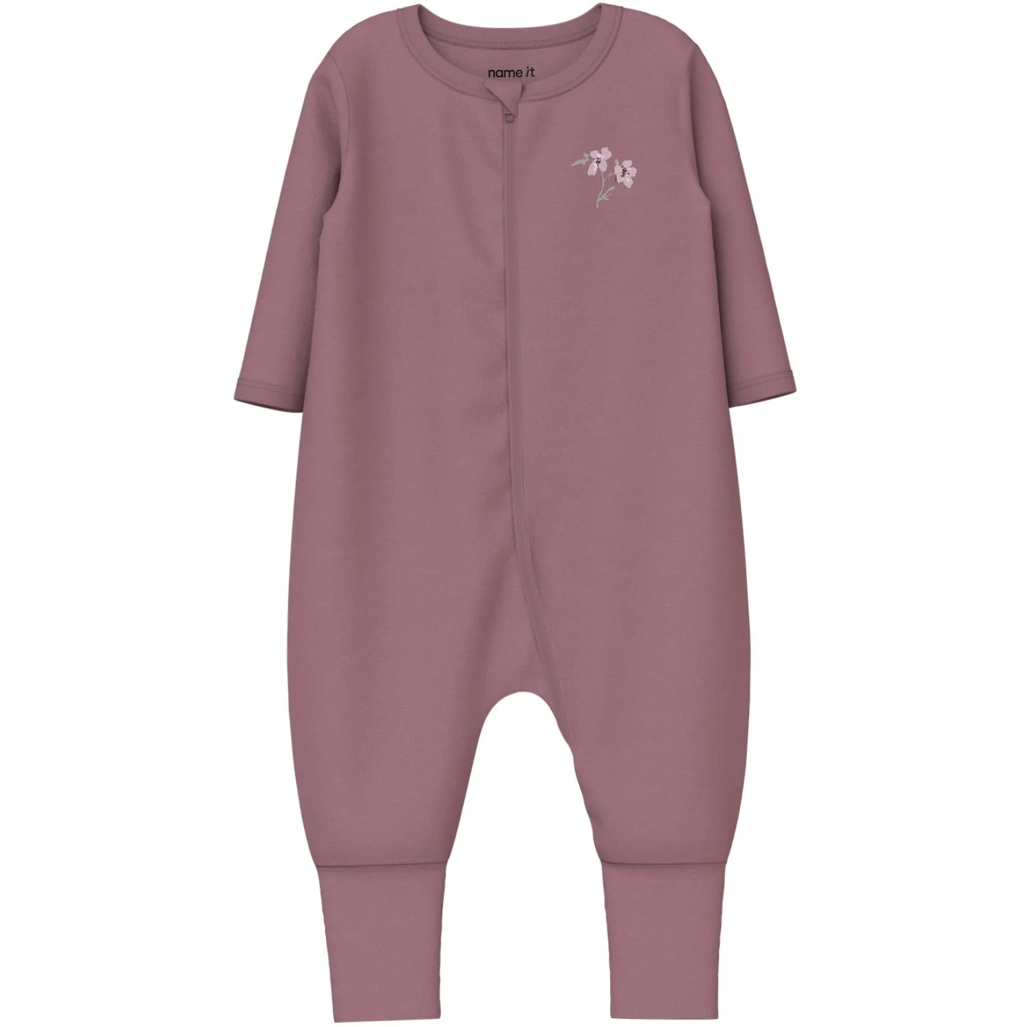 Name It Violet Ice Nbfnightsuit 2P Zip Ff Violetflower Noos - Image 2