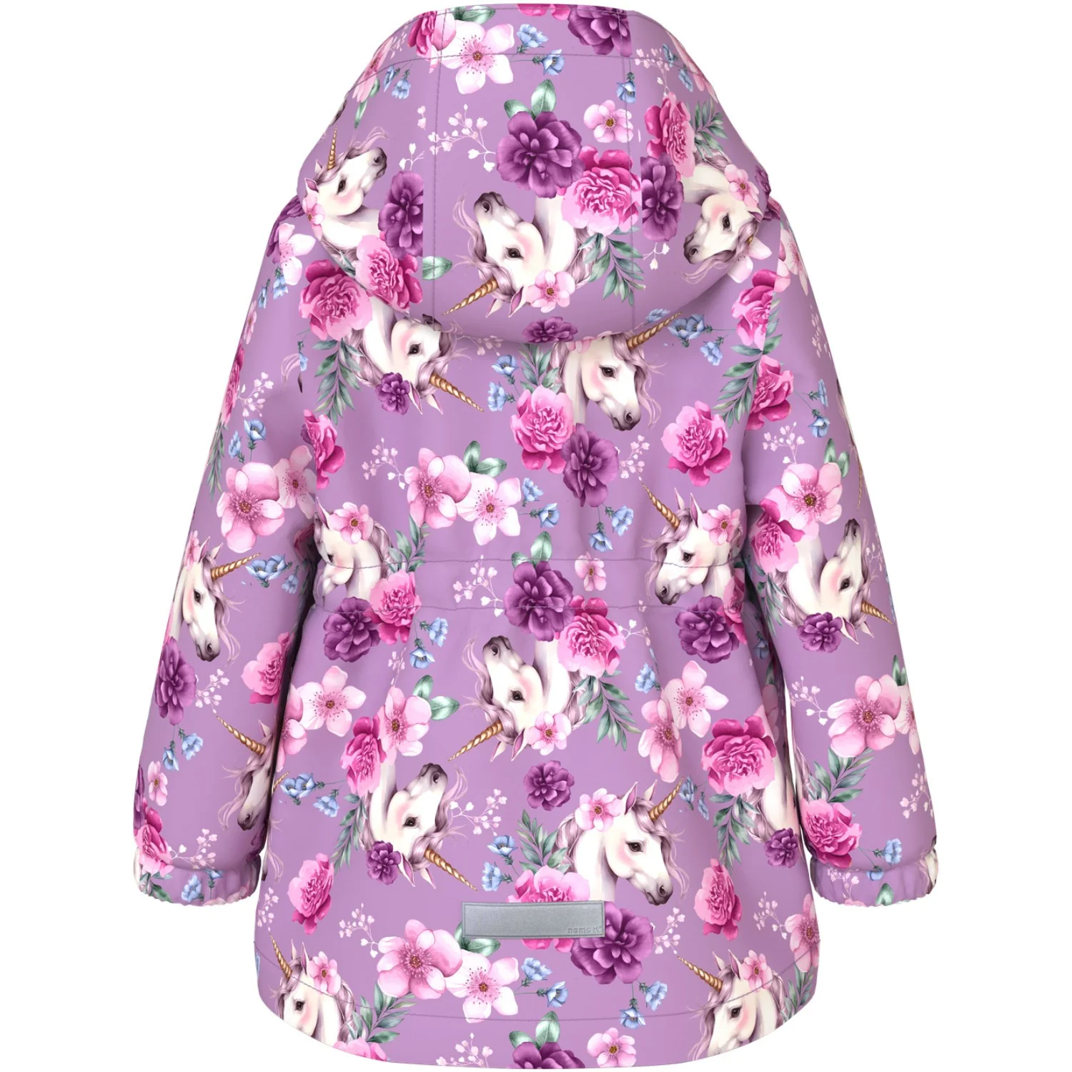 Name It Violet Tulle 5 Floral Unicorn Nmfmaxi Jacket Li Aop Noos - Image 2