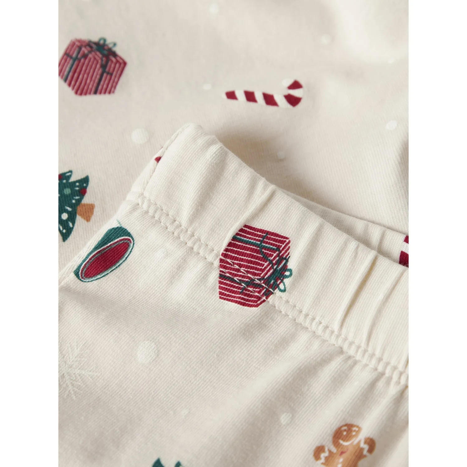 Name It Whitecap Gray Xmas AOP Nmnvismas Ls Nightset - Image 2