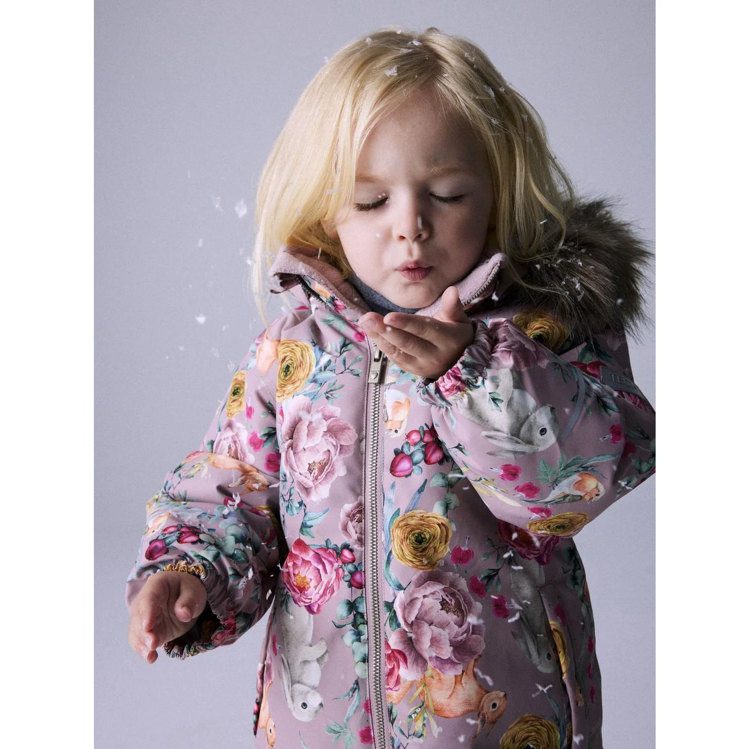 Name It Woodrose Flower Rabbit Nmfsnow10 Suit Aop Fo Noos - Image 3