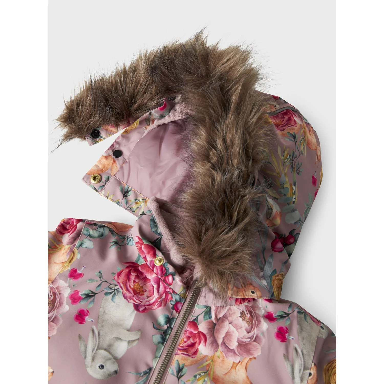 Name It Woodrose Flower Rabbit Nmfsnow10 Suit Aop Fo Noos - Image 4