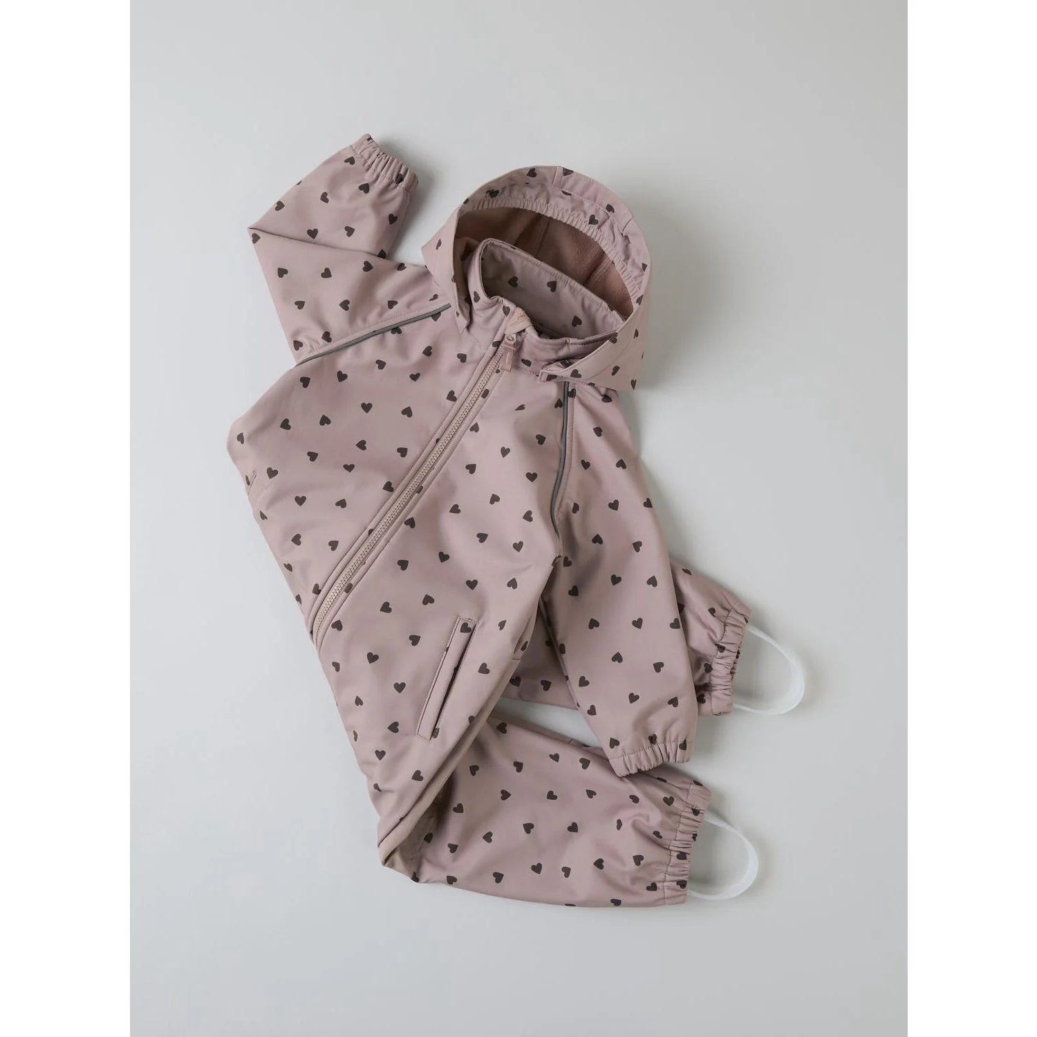 Name It Woodrose Hearts Nmfalfa08 Softshell Suit AOP 1Fo Noos - Image 2