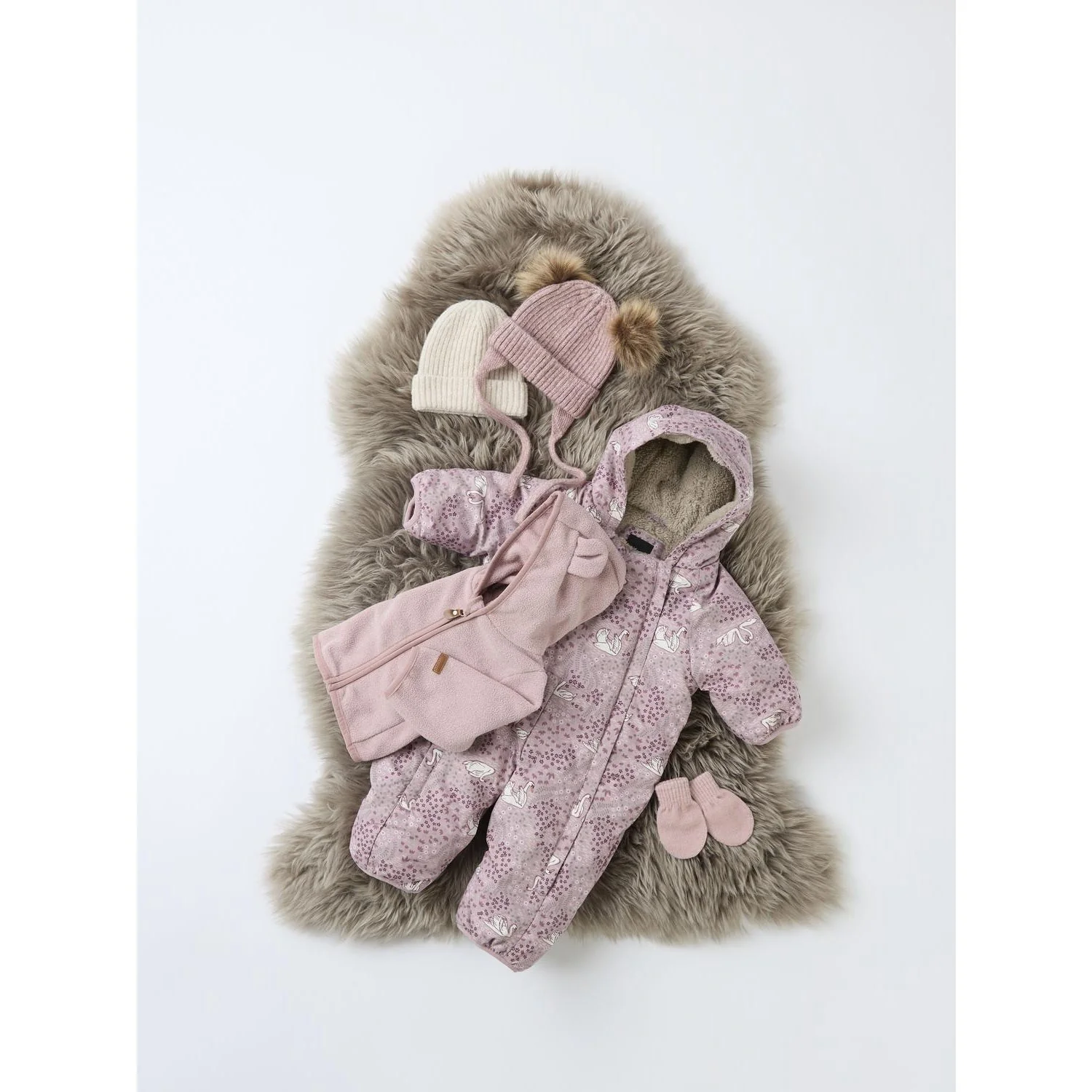 Name It Woodrose Nbnmeeko Fleece Jacket Melange - Image 2