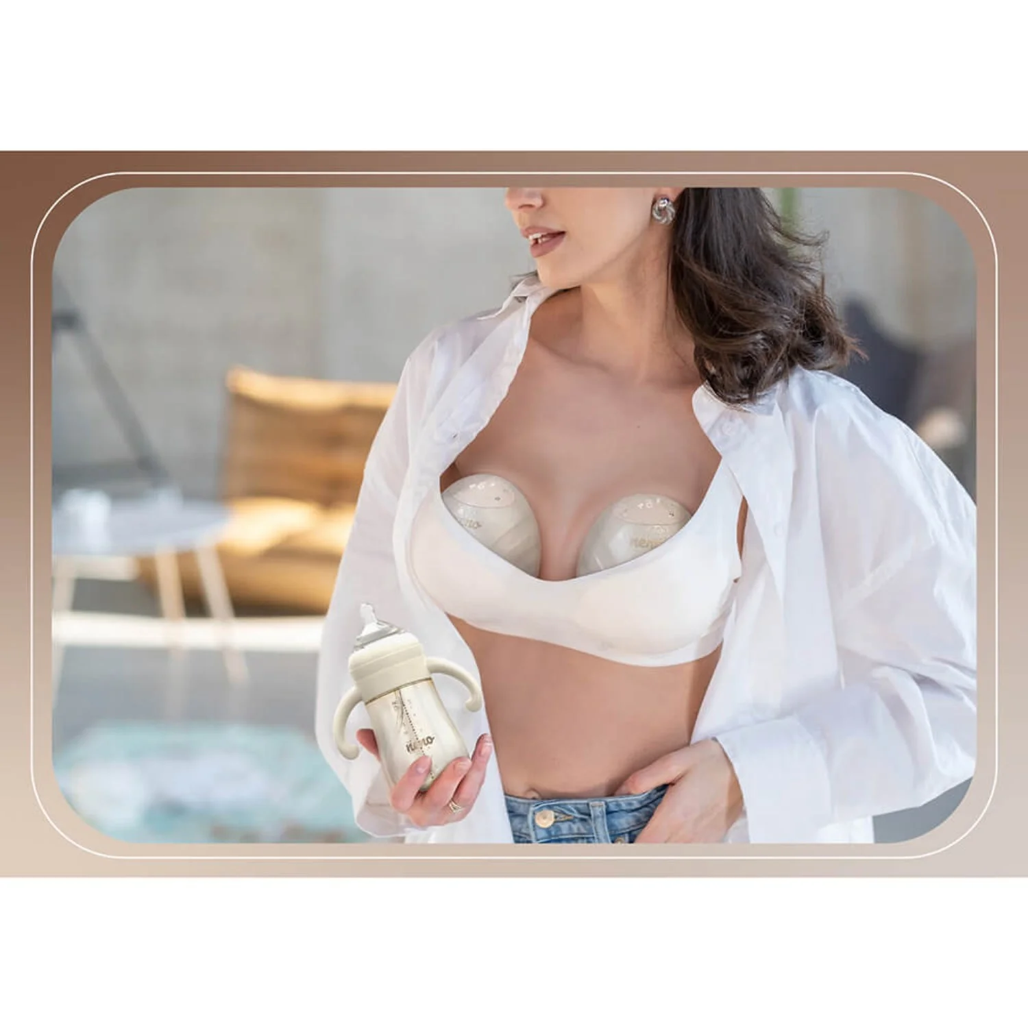 Neno White Breast Pump Perla Handsfree Double - Image 4
