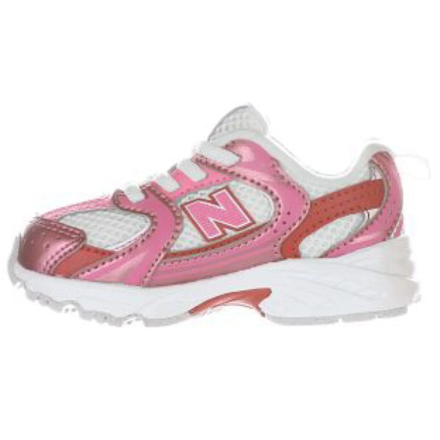 New Balance Pink Satin New Balance 530 Kids Bungee Lace - Image 2