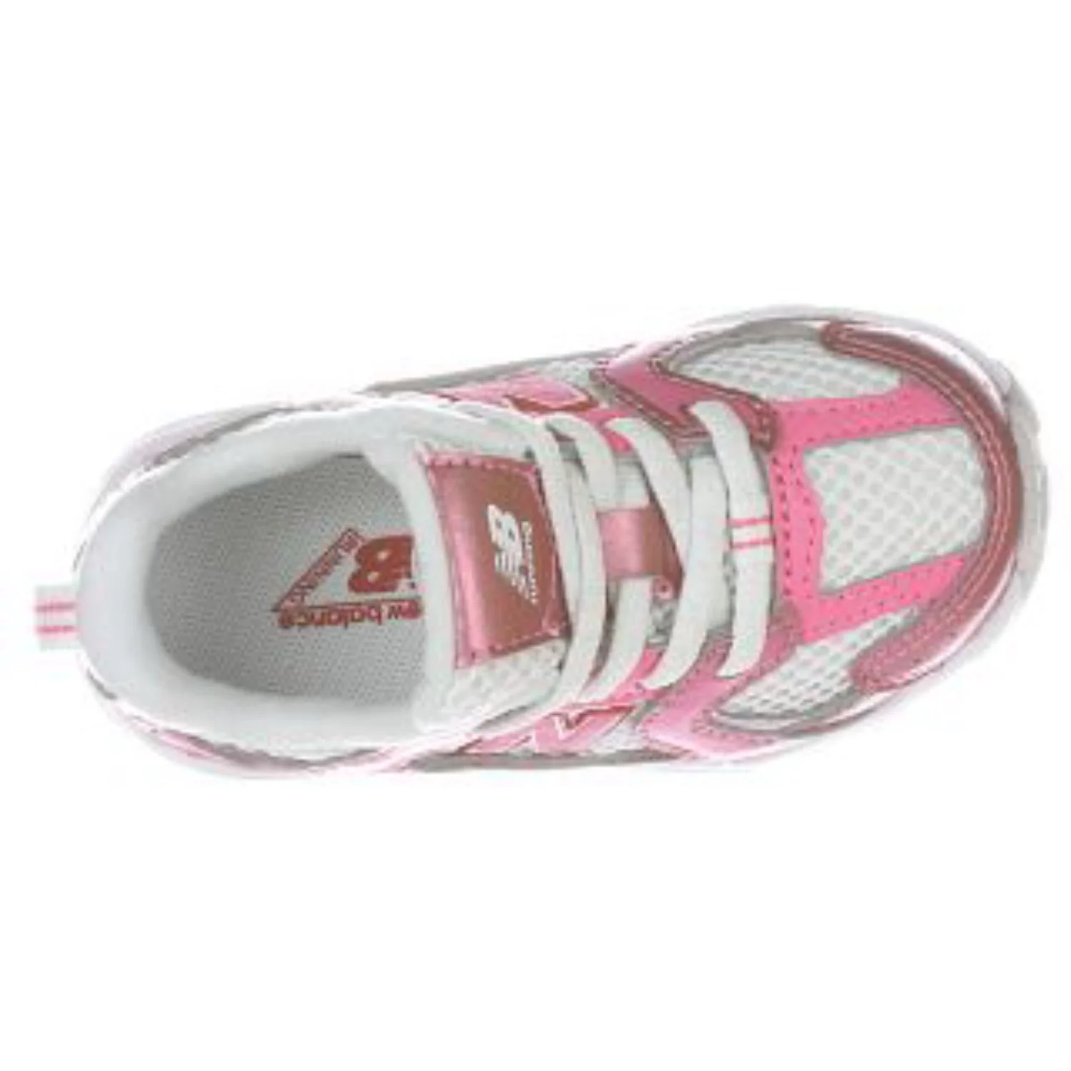 New Balance Pink Satin New Balance 530 Kids Bungee Lace - Image 3