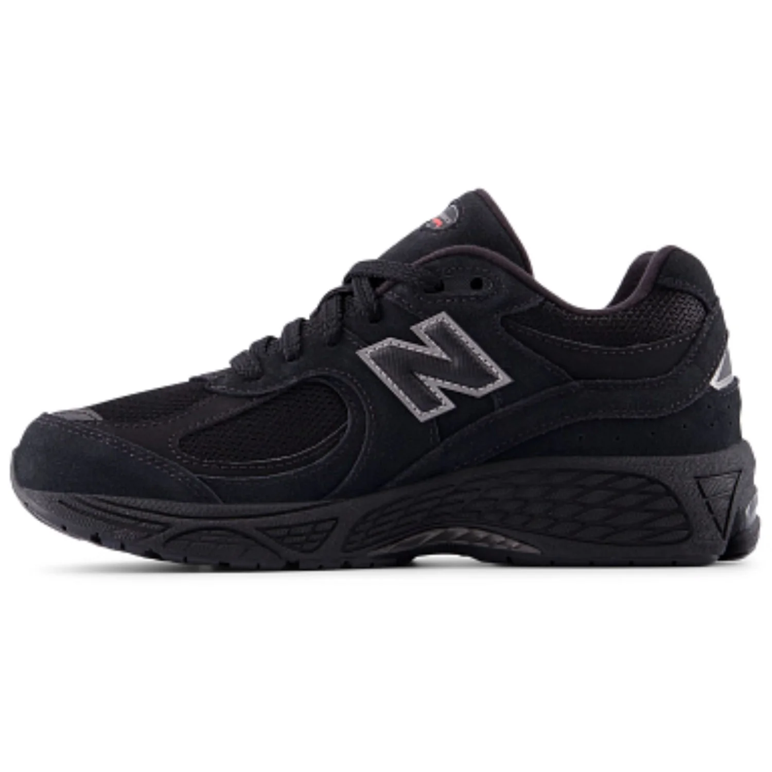 New Balance Black 2002 Kids Lace Sneakers - Image 5