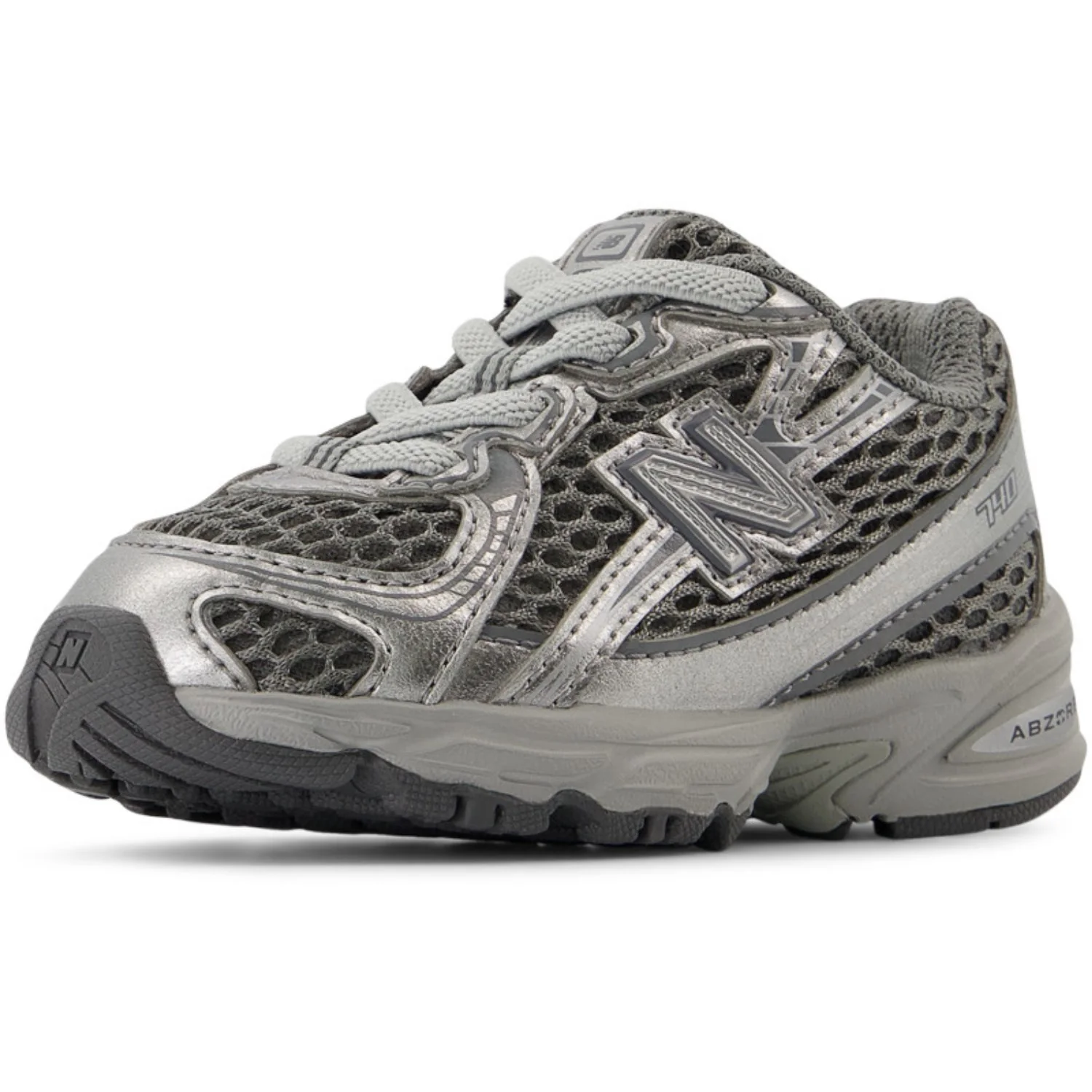 New Balance Harbor Grey 740 Kids Bungee Lace - Image 2