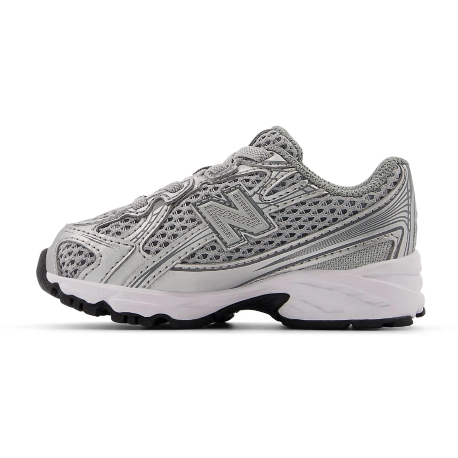 New Balance Raincloud 740 Kids Bungee Lace Sneakers - Image 5