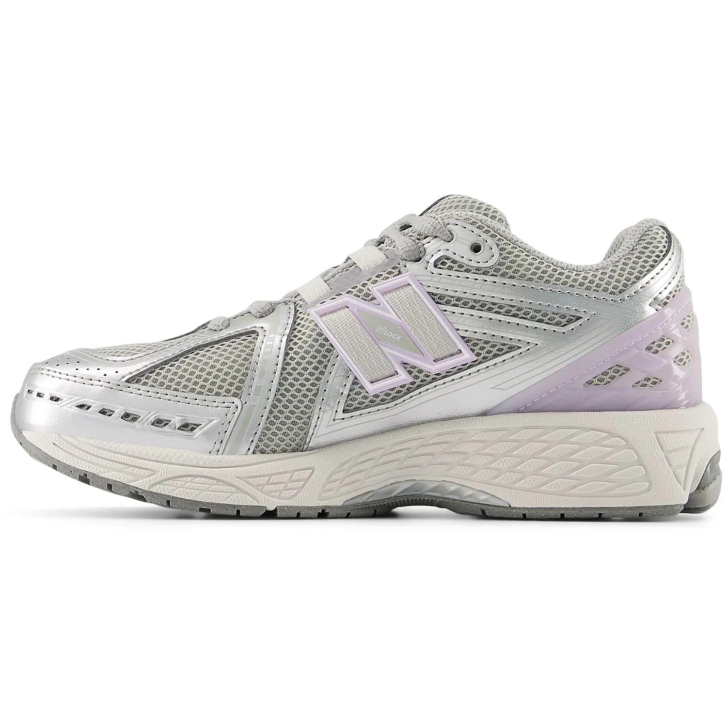 New Balance Silver Metallic 1906 Kids Lace Sneakers - Image 10