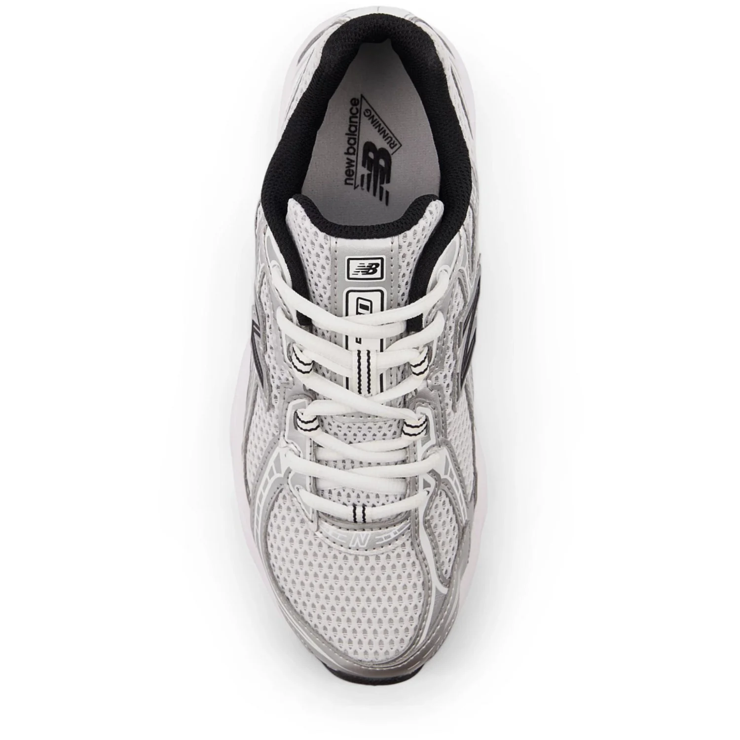 New Balance Silver Metallic 740 Kids Lace Sneakers - Image 4
