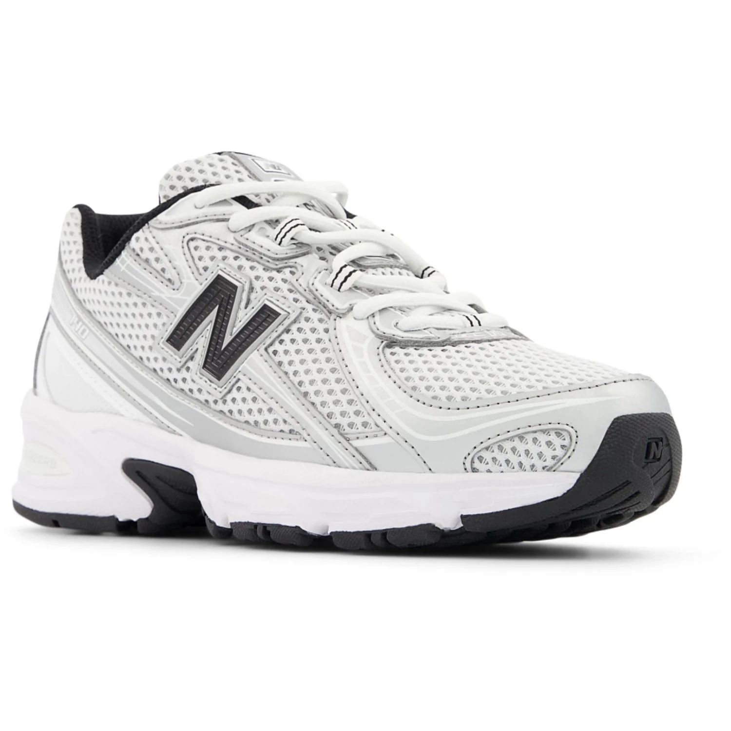 New Balance Silver Metallic 740 Kids Lace Sneakers - Image 6