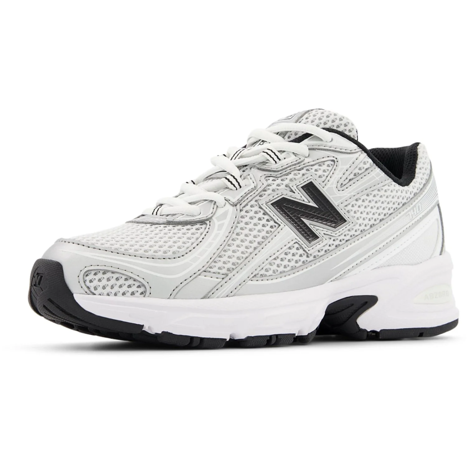 New Balance Silver Metallic 740 Kids Lace Sneakers - Image 8