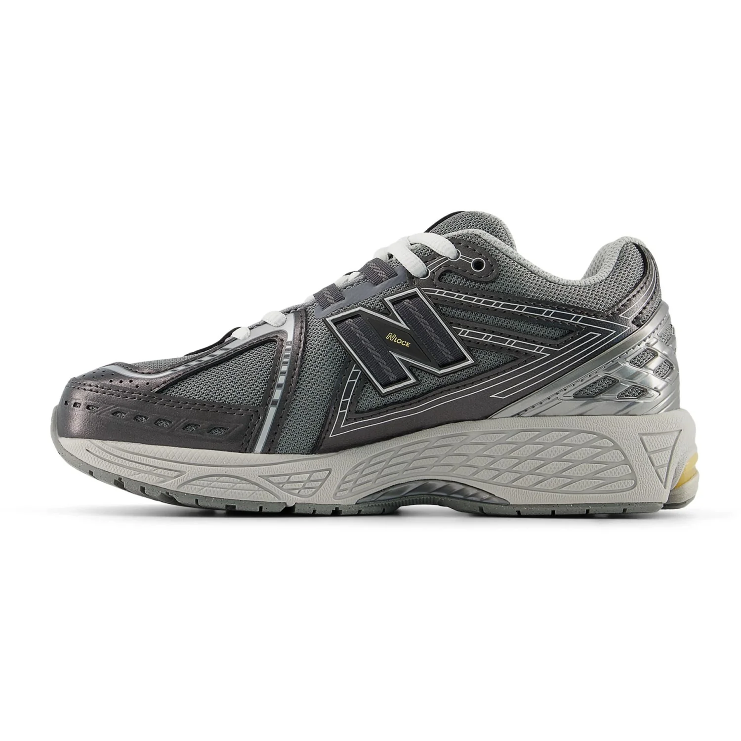 New Balance Dark Silver Metallic New Balance 1906 Kids Lace - Image 4