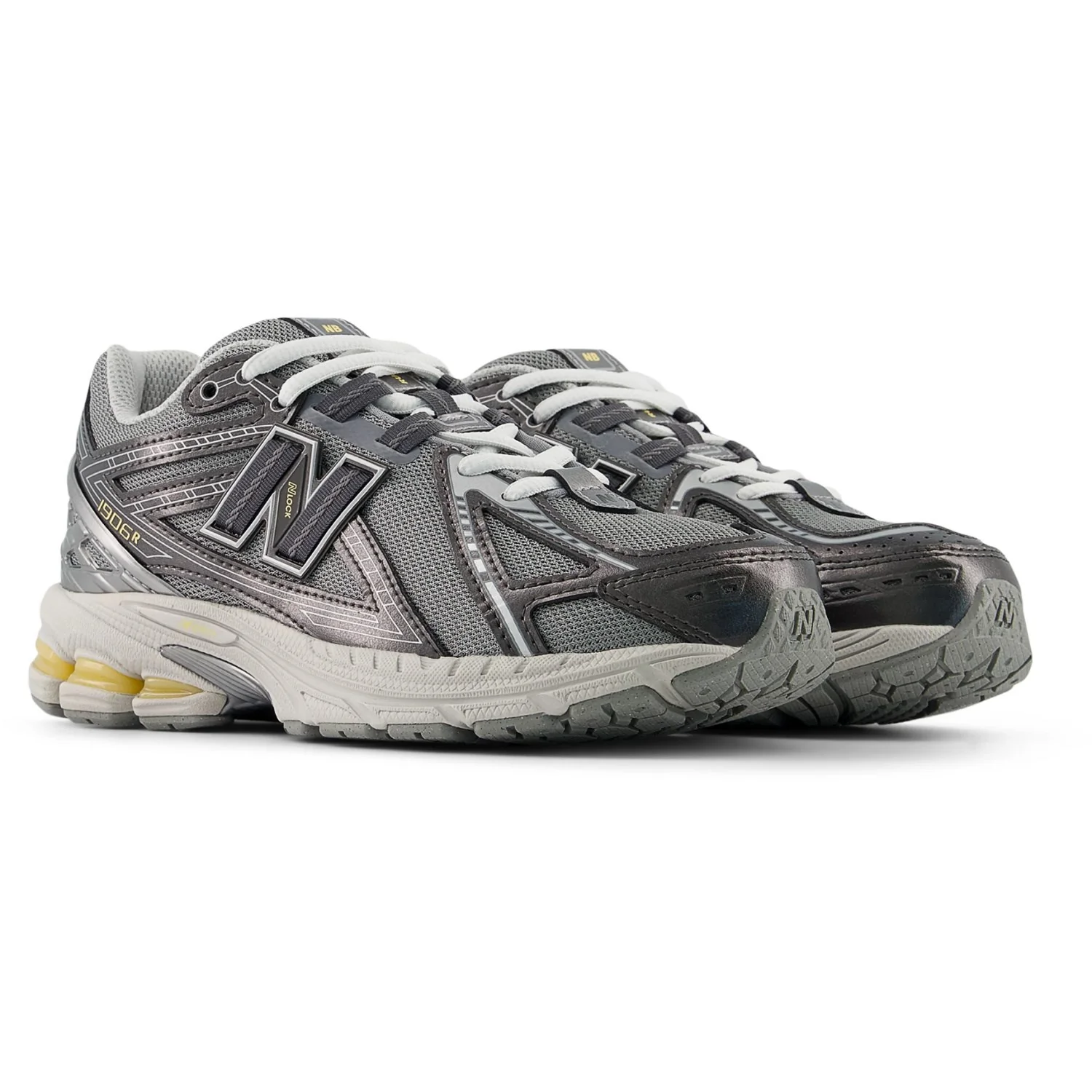 New Balance Dark Silver Metallic New Balance 1906 Kids Lace - Image 5
