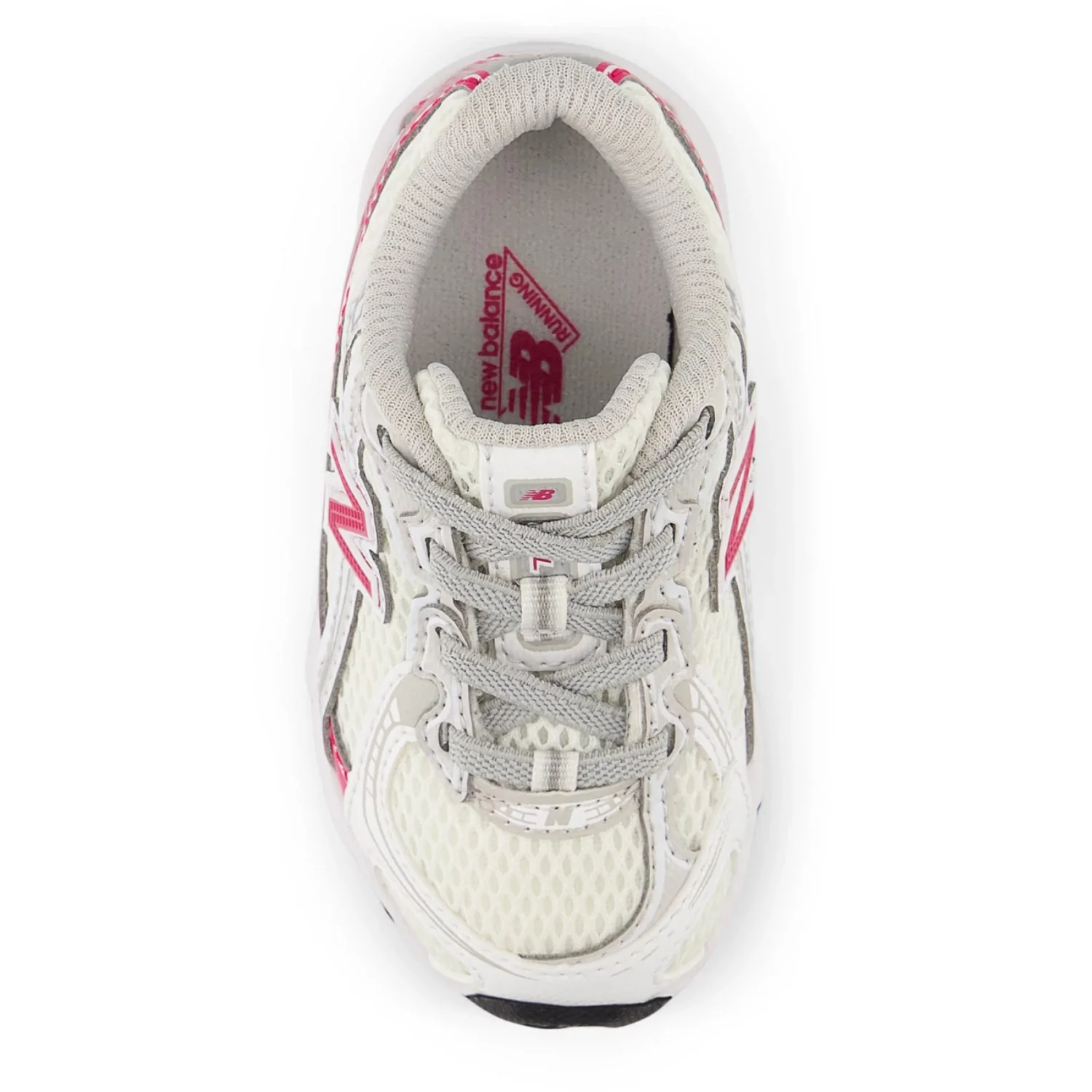 New Balance White New Balance 740 Kids Bungee Lace - Image 2