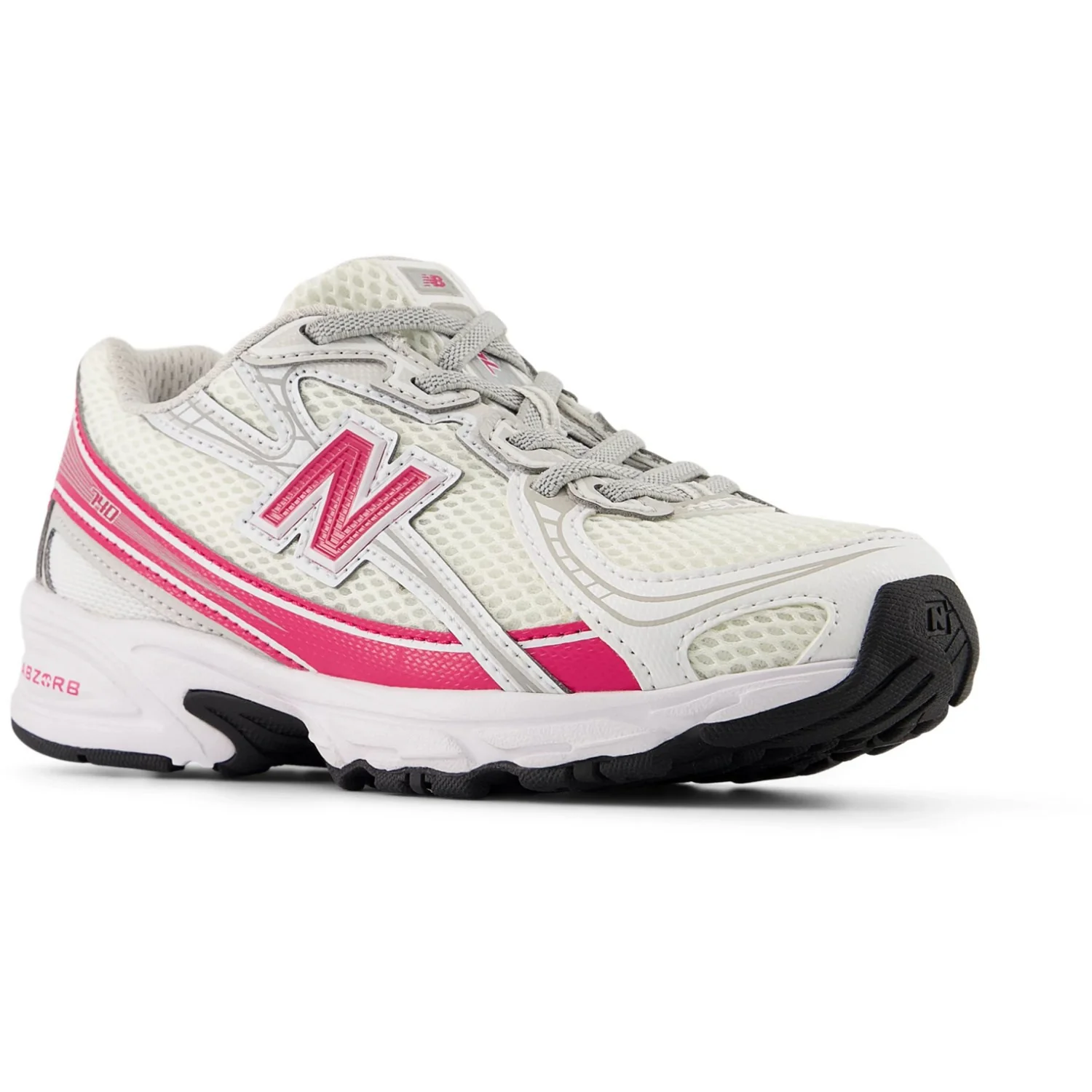 New Balance White New Balance 740 Kids Bungee Lace - Image 2