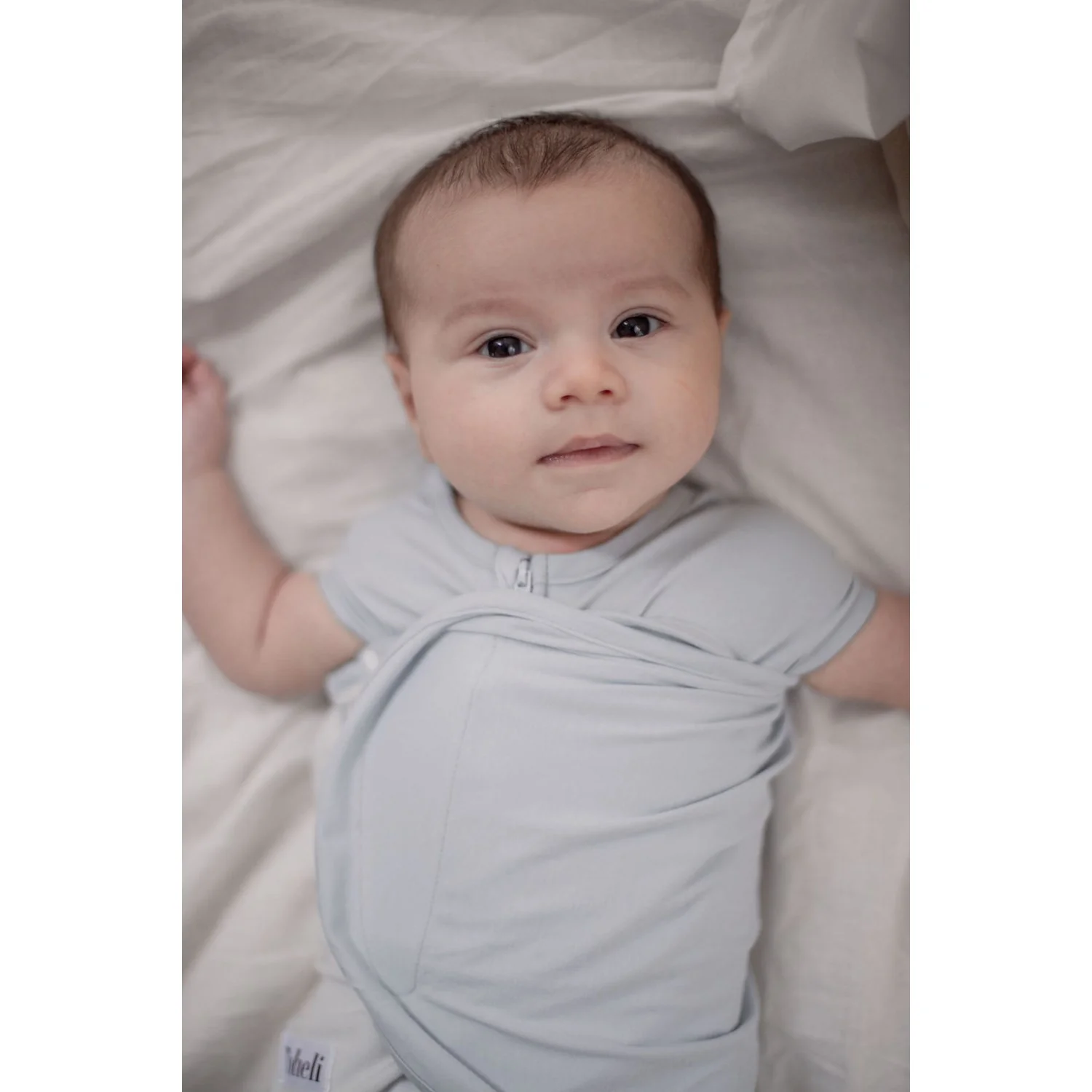 Noheli Light Blue 3-i-1 Swaddle - Image 5