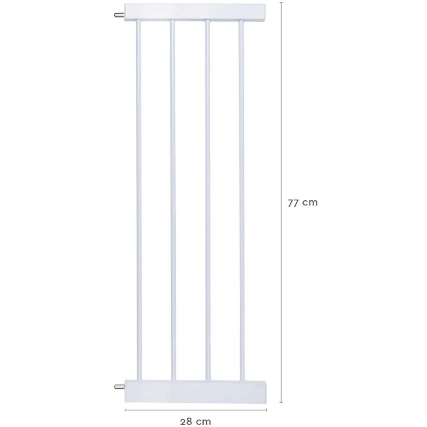 Nordbaby White Gate Extension GIA - Image 4