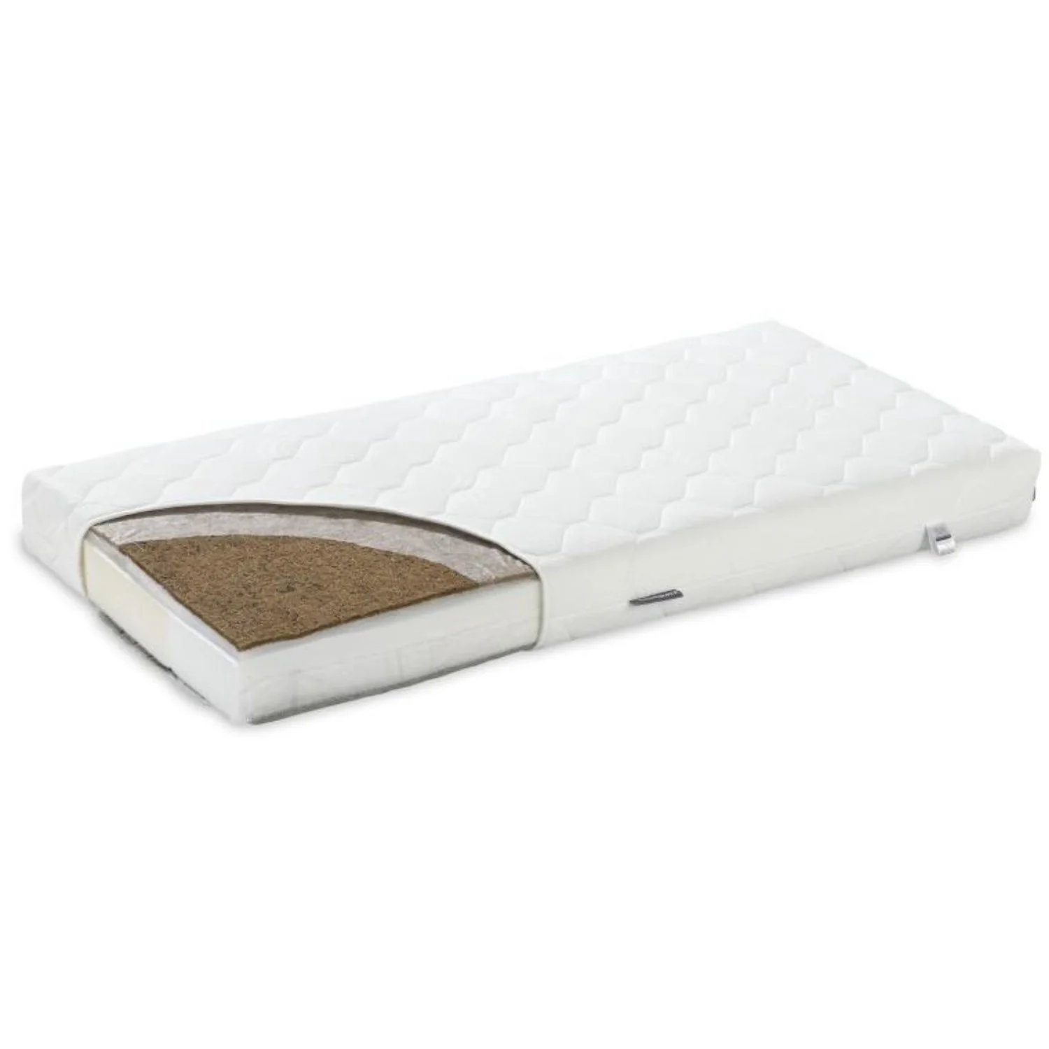 Nordbaby White PREMIUM 2-sided Coconut And Buckwheat Mattress - Image 3