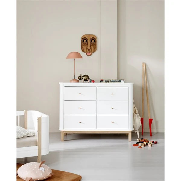 Oliver Furniture Wood Nursery Dresser w. 6 Draws - Image 2