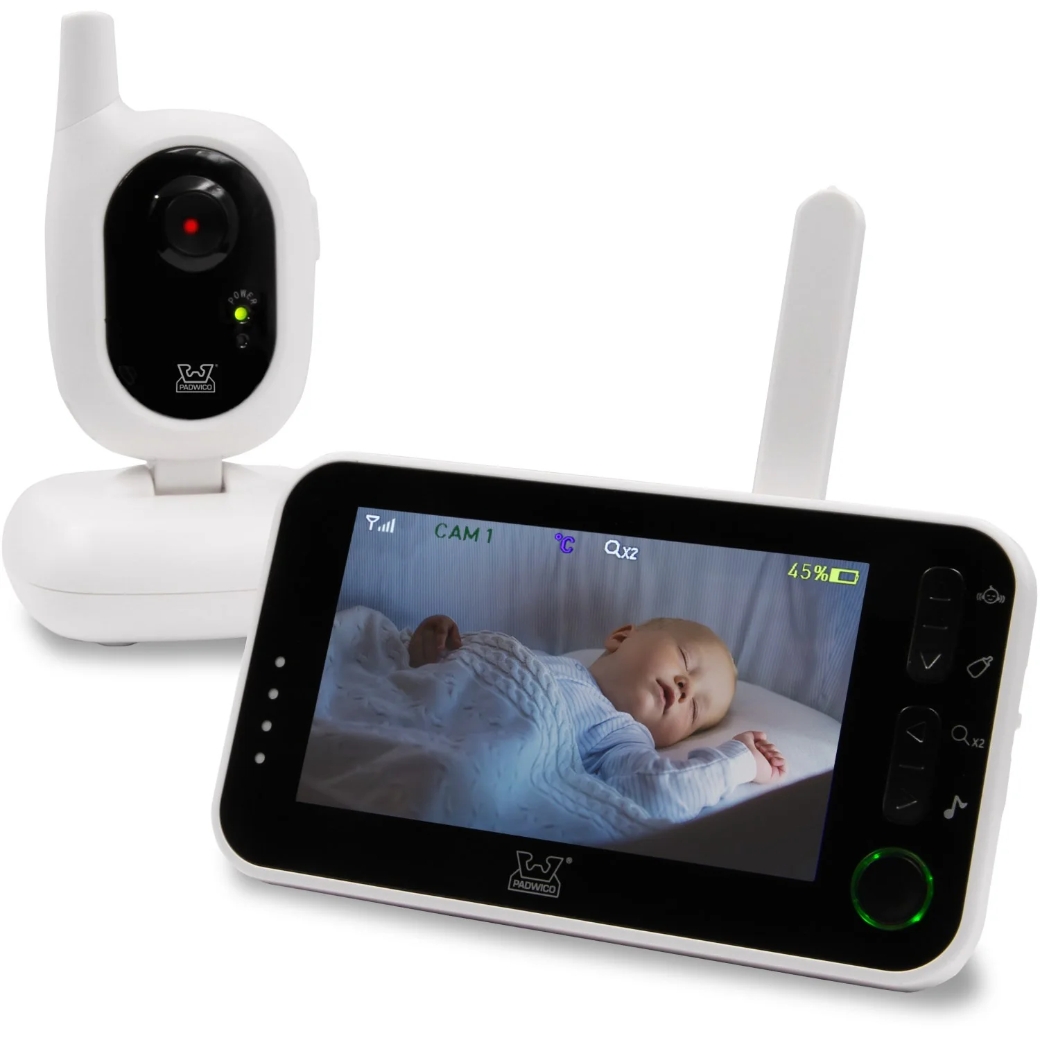 Padwico White Video Babymonitor - Image 28