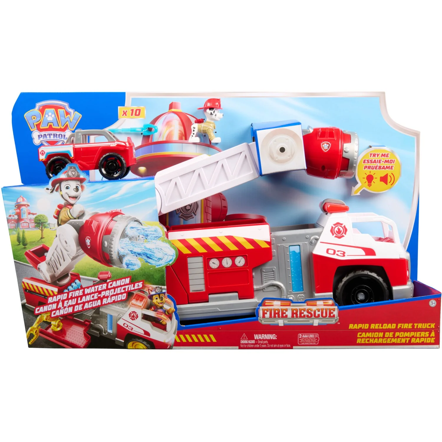 Paw Patrol Fire Rescure Deluxe Firetruck - Image 16