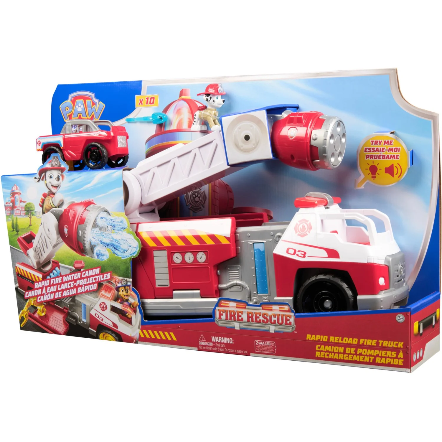 Paw Patrol Fire Rescure Deluxe Firetruck - Image 17