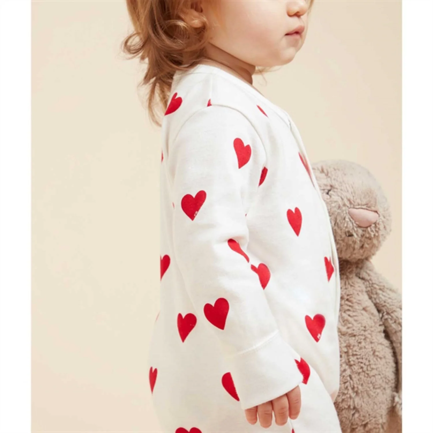 Petit Bateau Hearts Nightsuit - Image 5