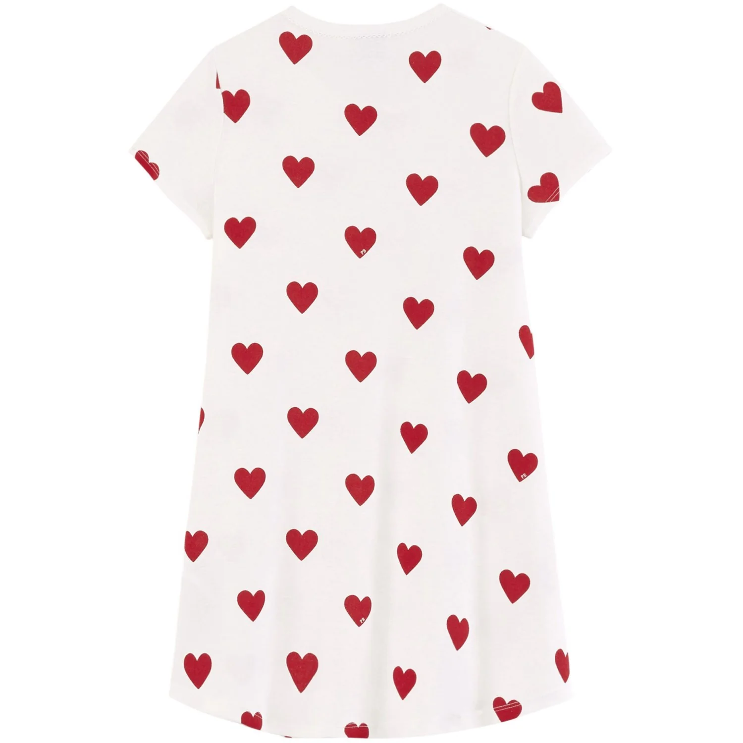 Petit Bateau Hearts Short Sleeve Dress - Image 8