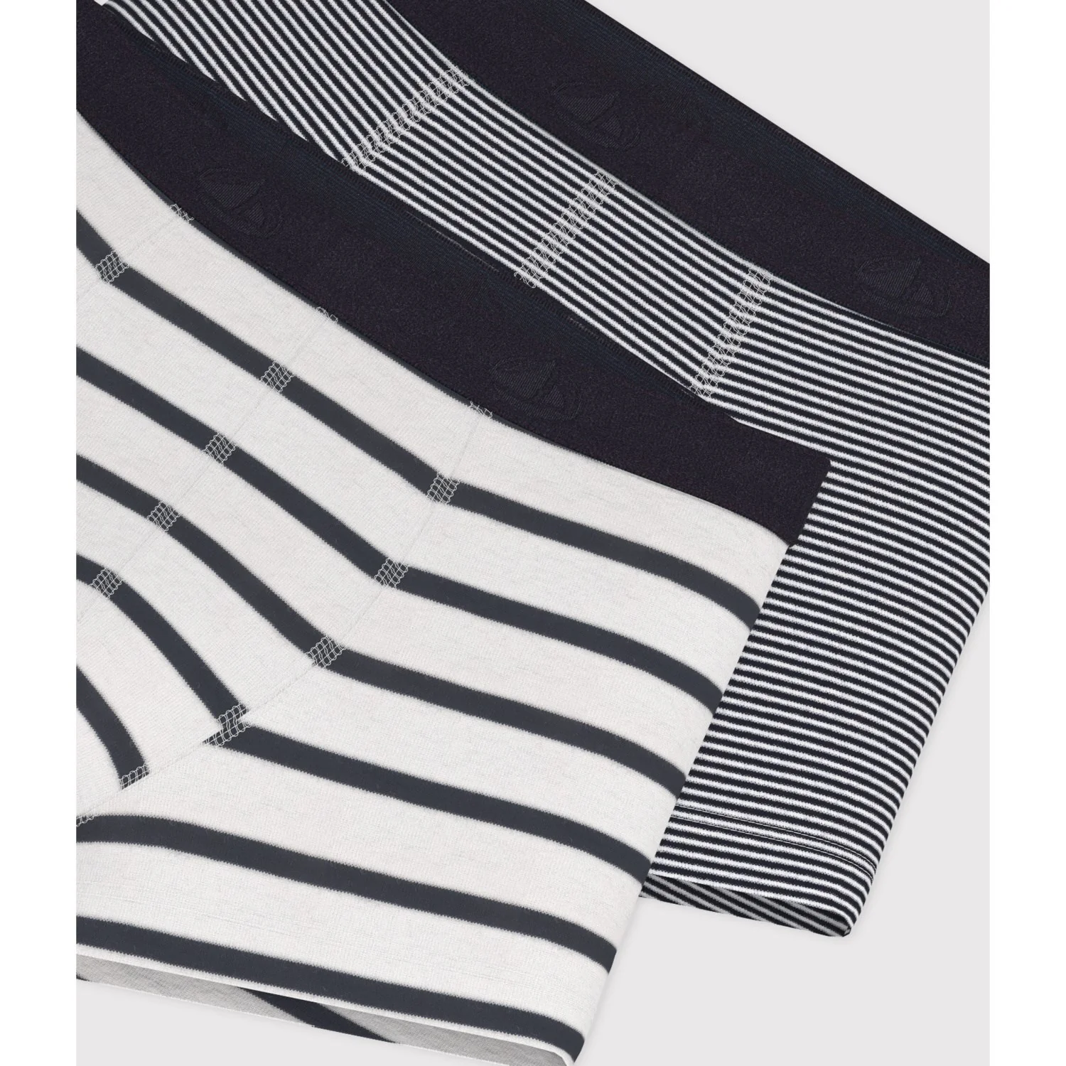 Petit Bateau Navy Stripe Boxer Shorts 2-Pack - Image 3