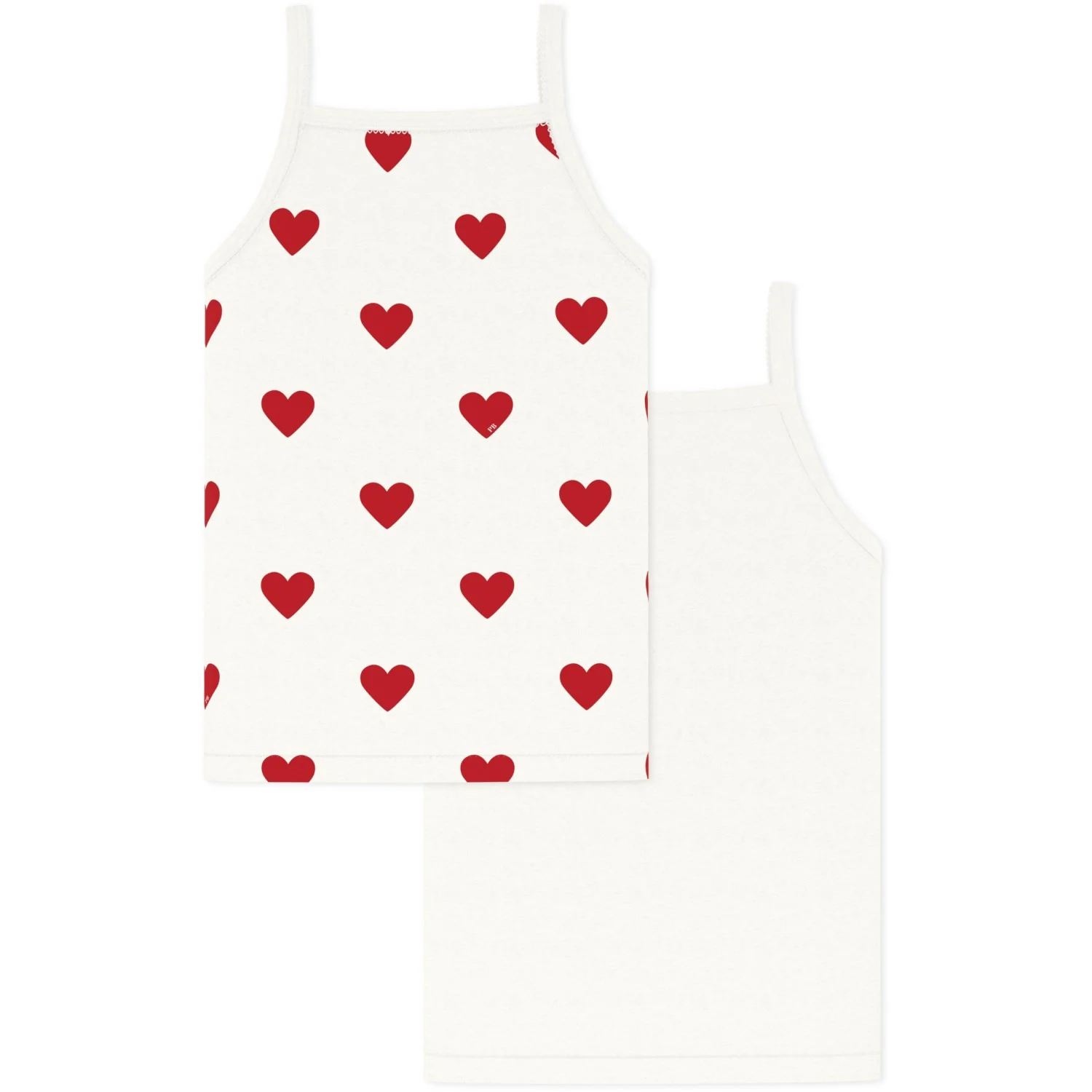 Petit Bateau Hearts Chemise Top 2-Pack - Image 8
