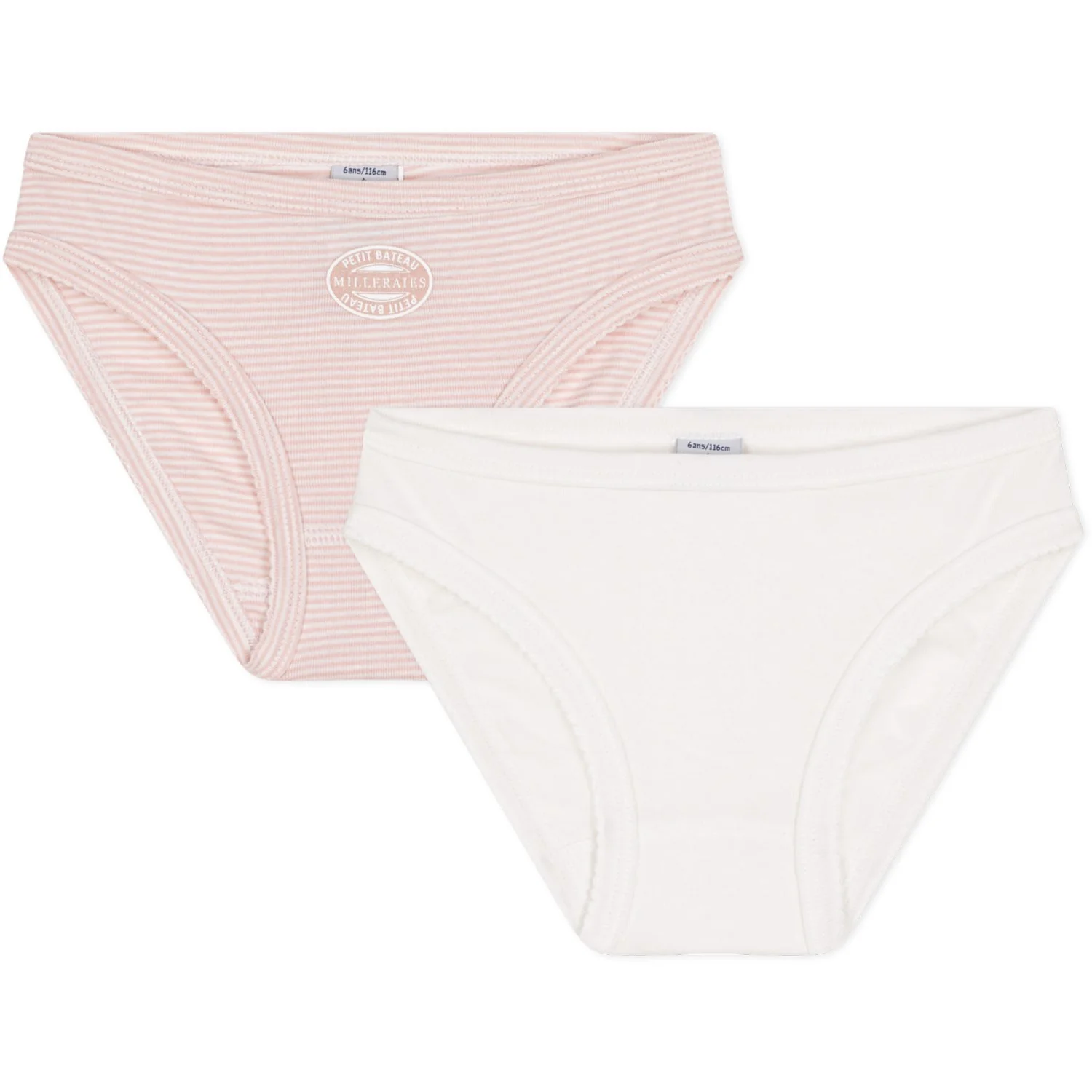 Petit Bateau Rose Stripe Panties