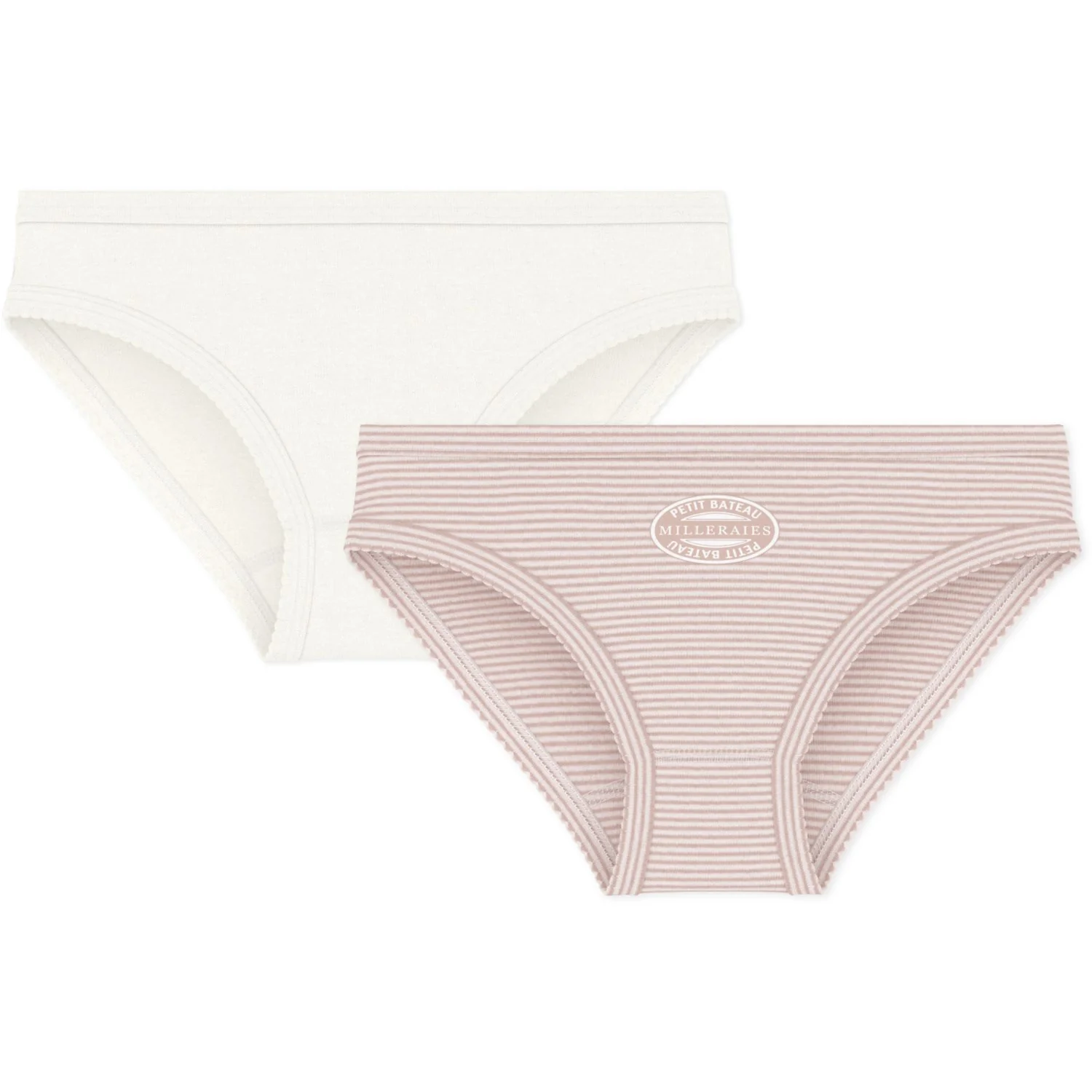 Petit Bateau Rose Stripe Panties - Image 4
