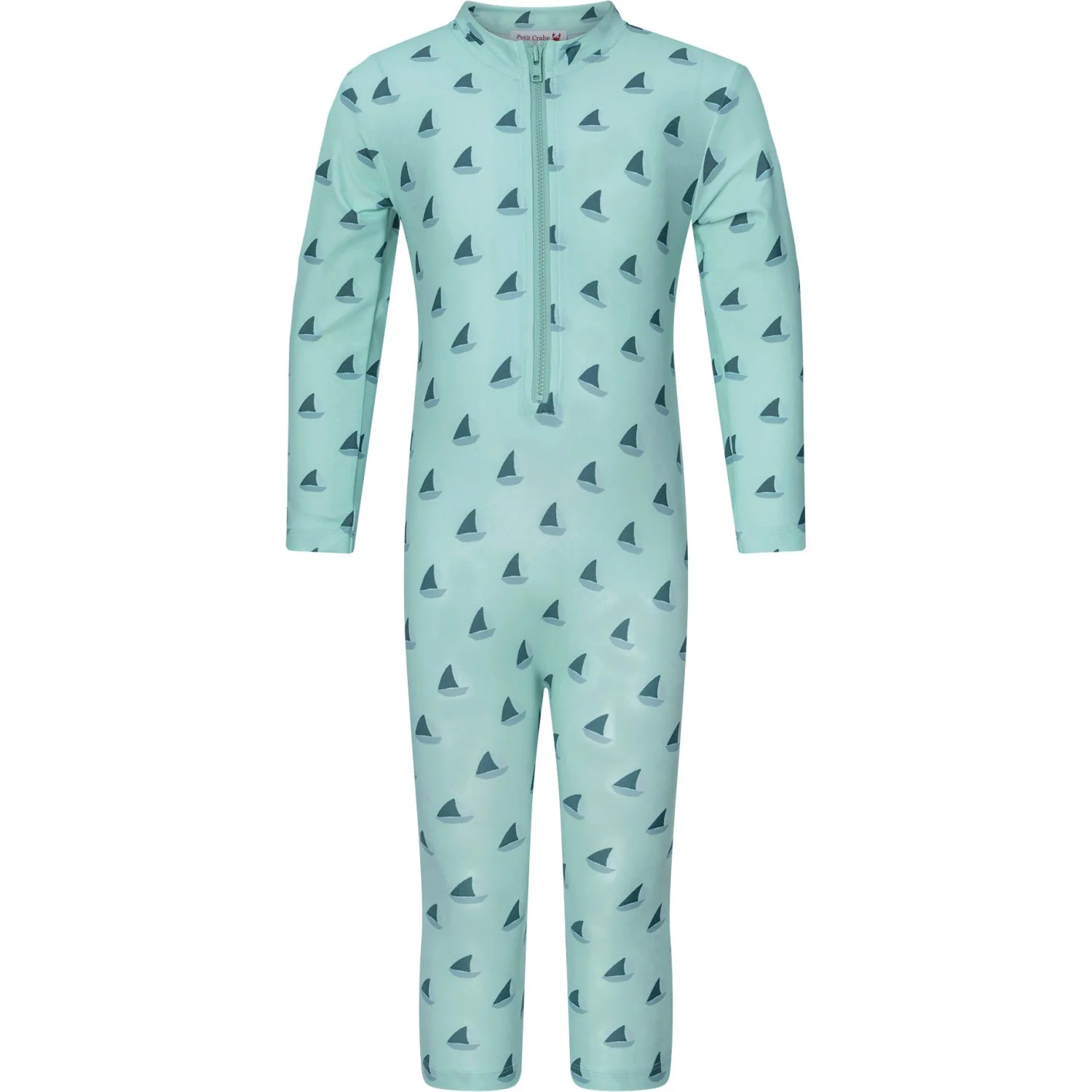 Petit Crabe Aqua Boat Lou Basic Sunsuit L/S