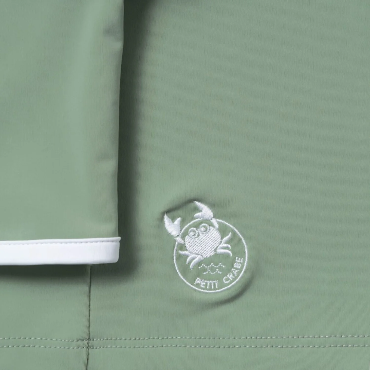 Petit Crabe Eucalyptos Milou Edge Swim Shirt S/S - Image 2