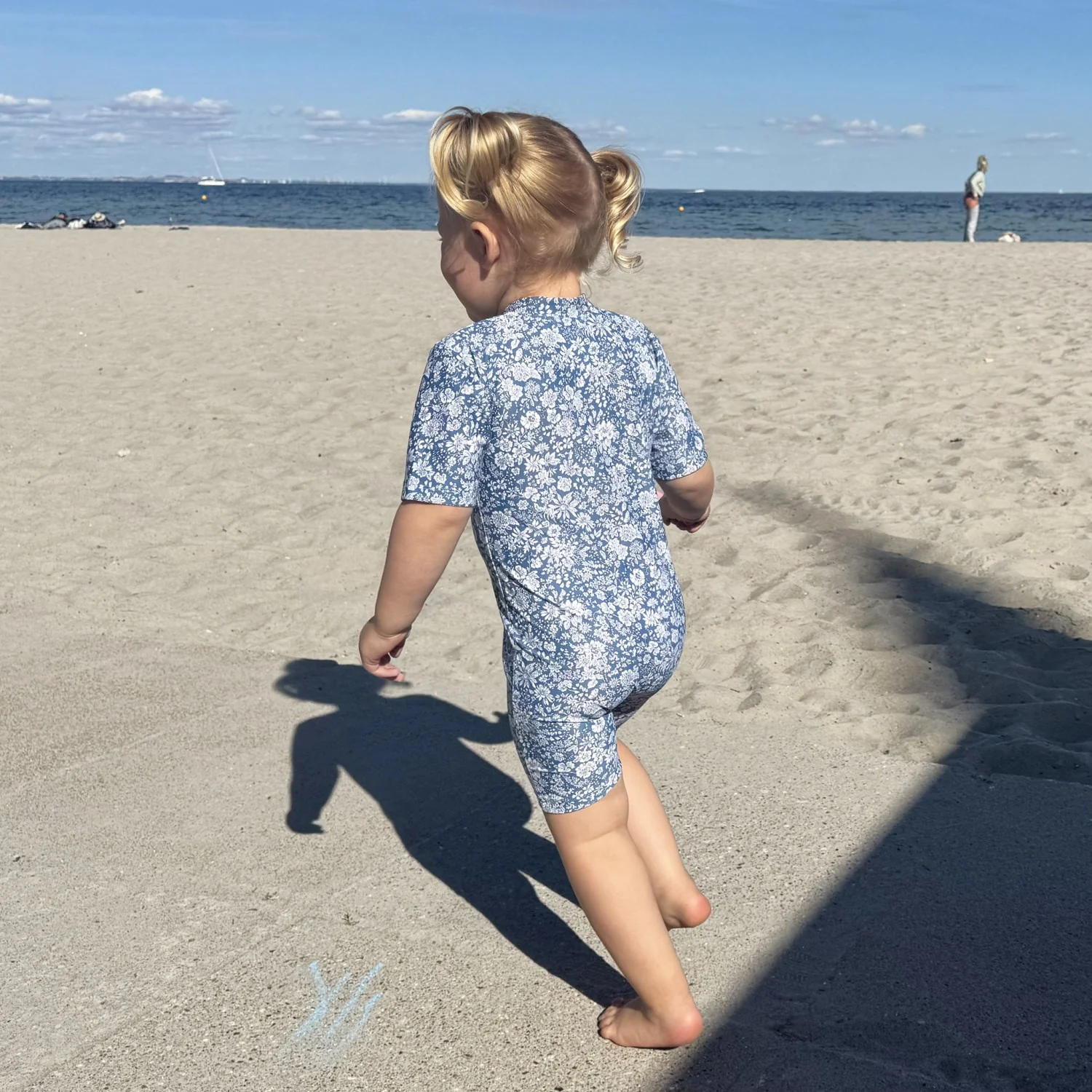 Petit Crabe Evening Sky (Made With Liberty© Fabric) Natsu Sunsuit S/S - Image 2