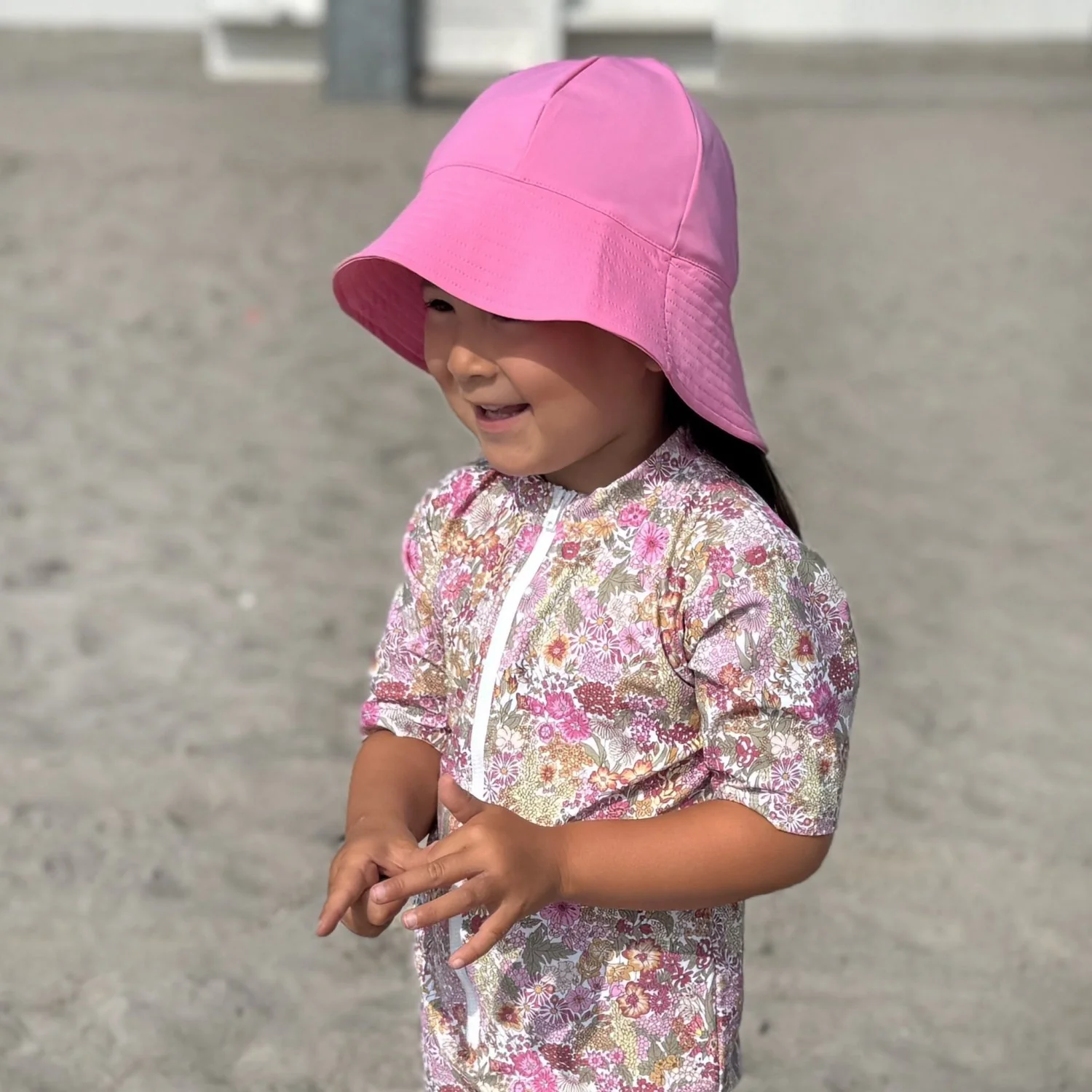 Petit Crabe Margaret Annie (Made With Liberty© Fabric) Natsu Sunsuit S/S - Image 2