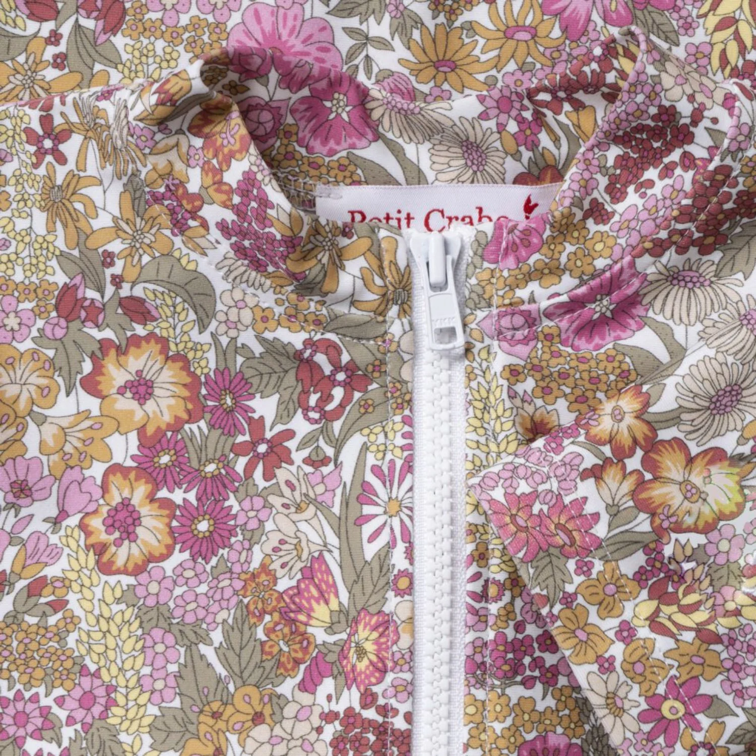 Petit Crabe Margaret Annie (Made With Liberty© Fabric) Natsu Sunsuit S/S - Image 3